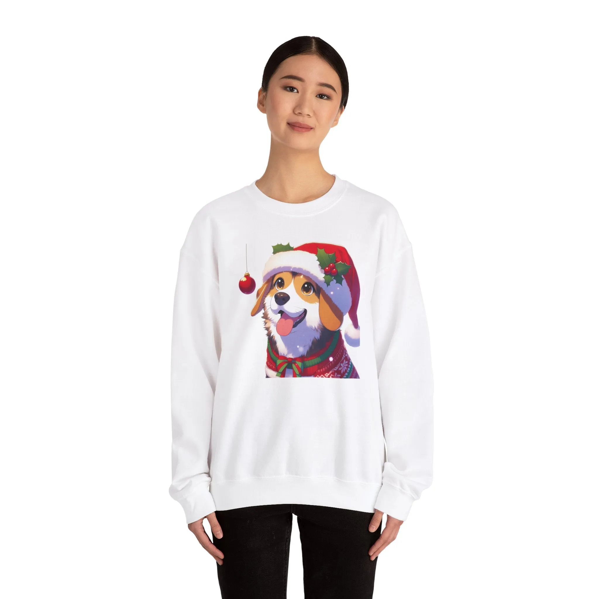 Festive Corgi Christmas Sweatshirt