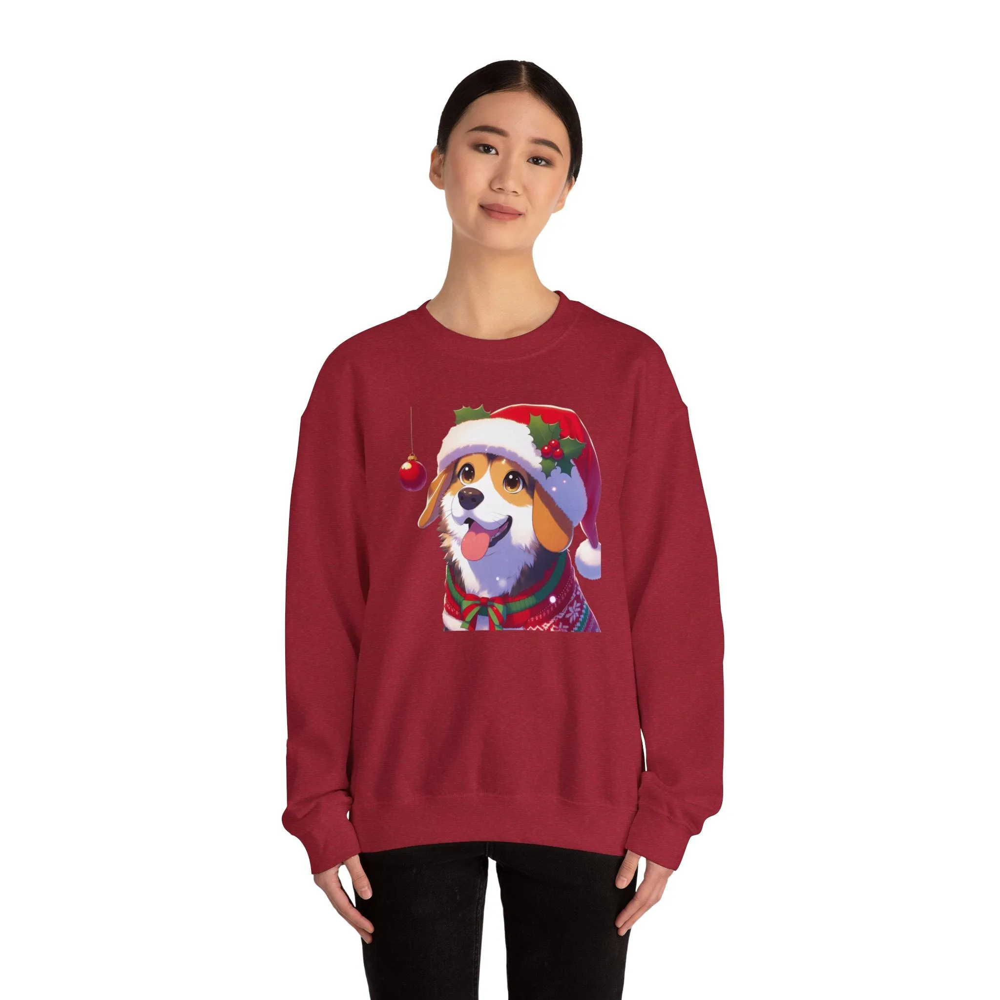 Festive Corgi Christmas Sweatshirt