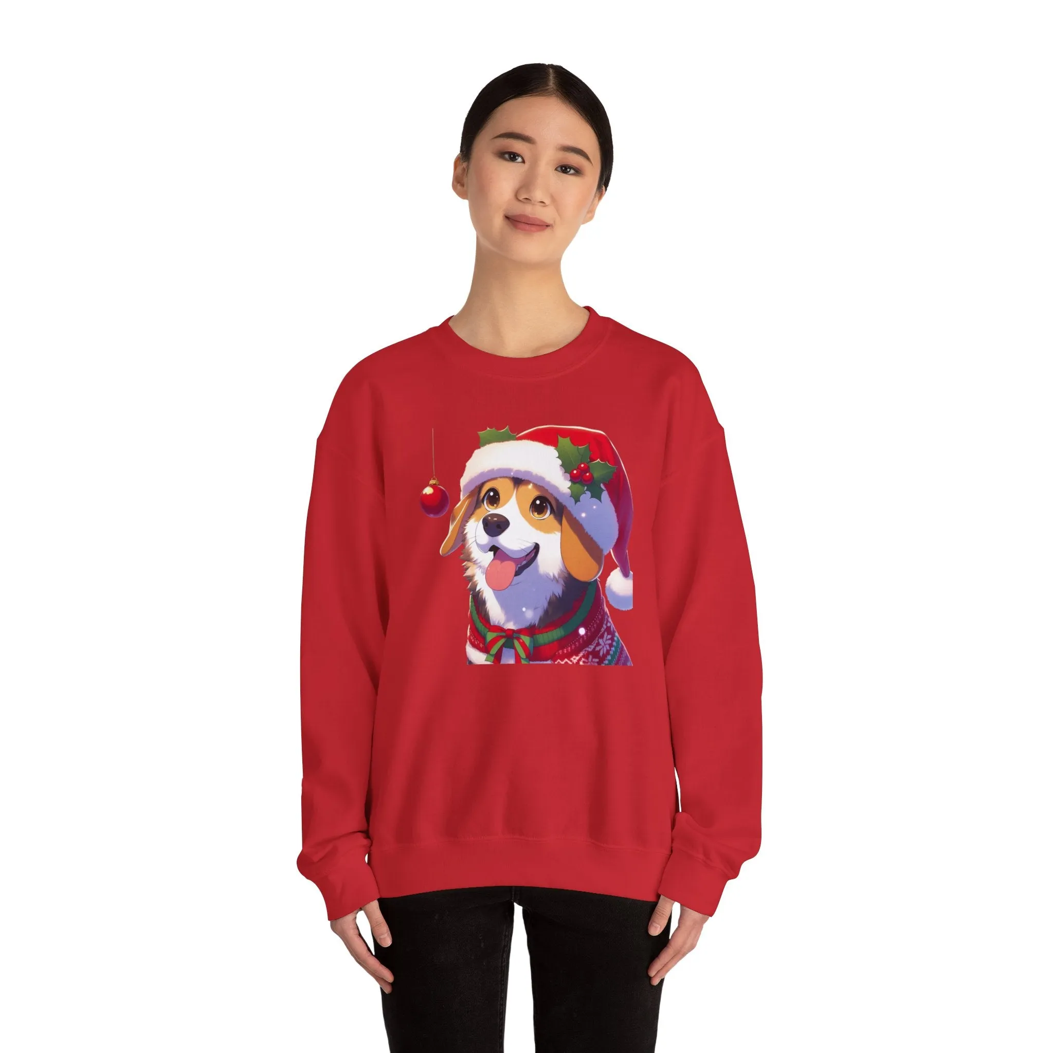 Festive Corgi Christmas Sweatshirt