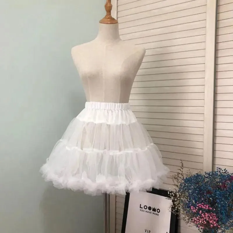 Fluffy Tutu Skirt: Chic Petticoat for Girls & Women