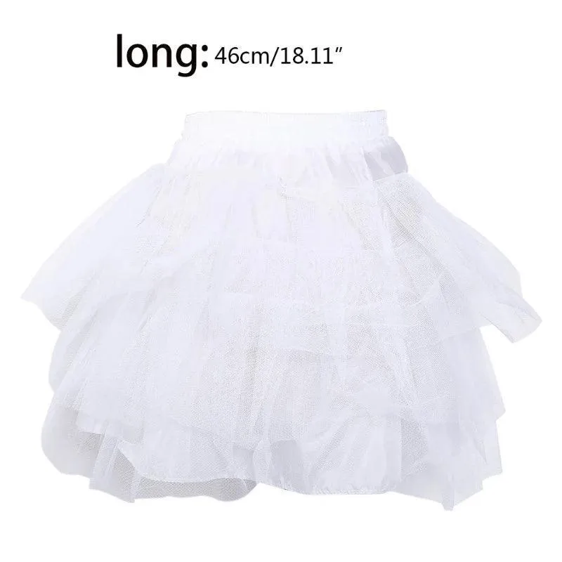 Fluffy Tutu Skirt: Chic Petticoat for Girls & Women