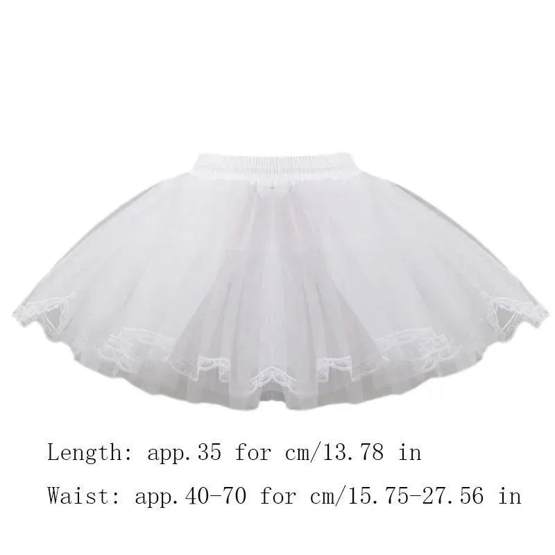 Fluffy Tutu Skirt: Chic Petticoat for Girls & Women