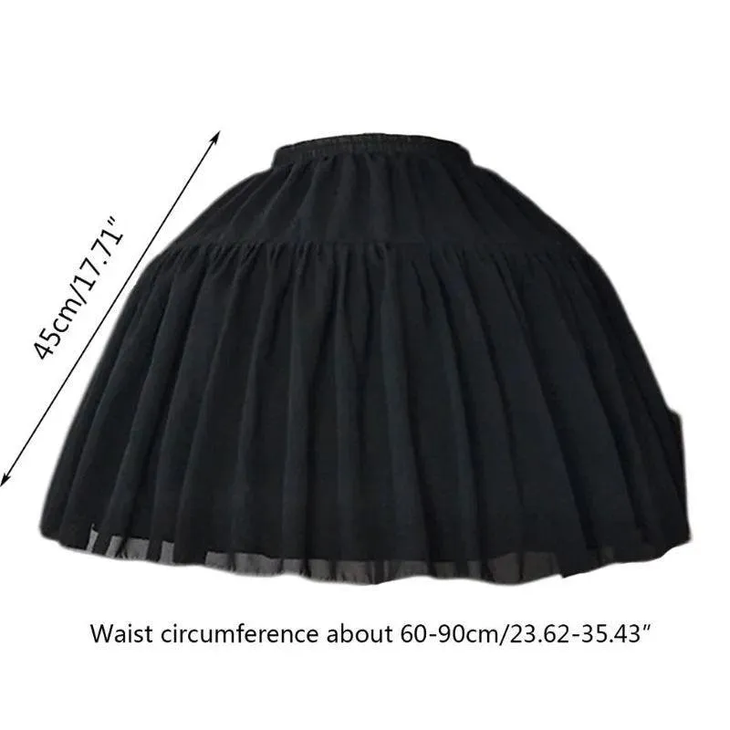 Fluffy Tutu Skirt: Chic Petticoat for Girls & Women