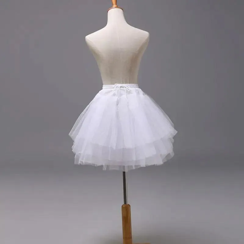 Fluffy Tutu Skirt: Chic Petticoat for Girls & Women