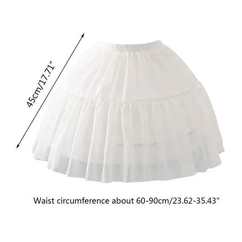 Fluffy Tutu Skirt: Chic Petticoat for Girls & Women