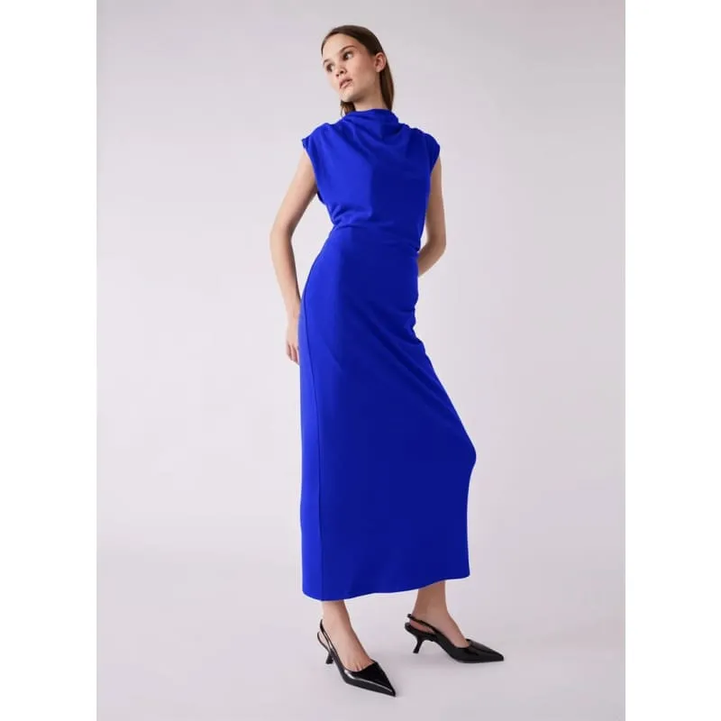 Flute Midi Dress | Cobalt