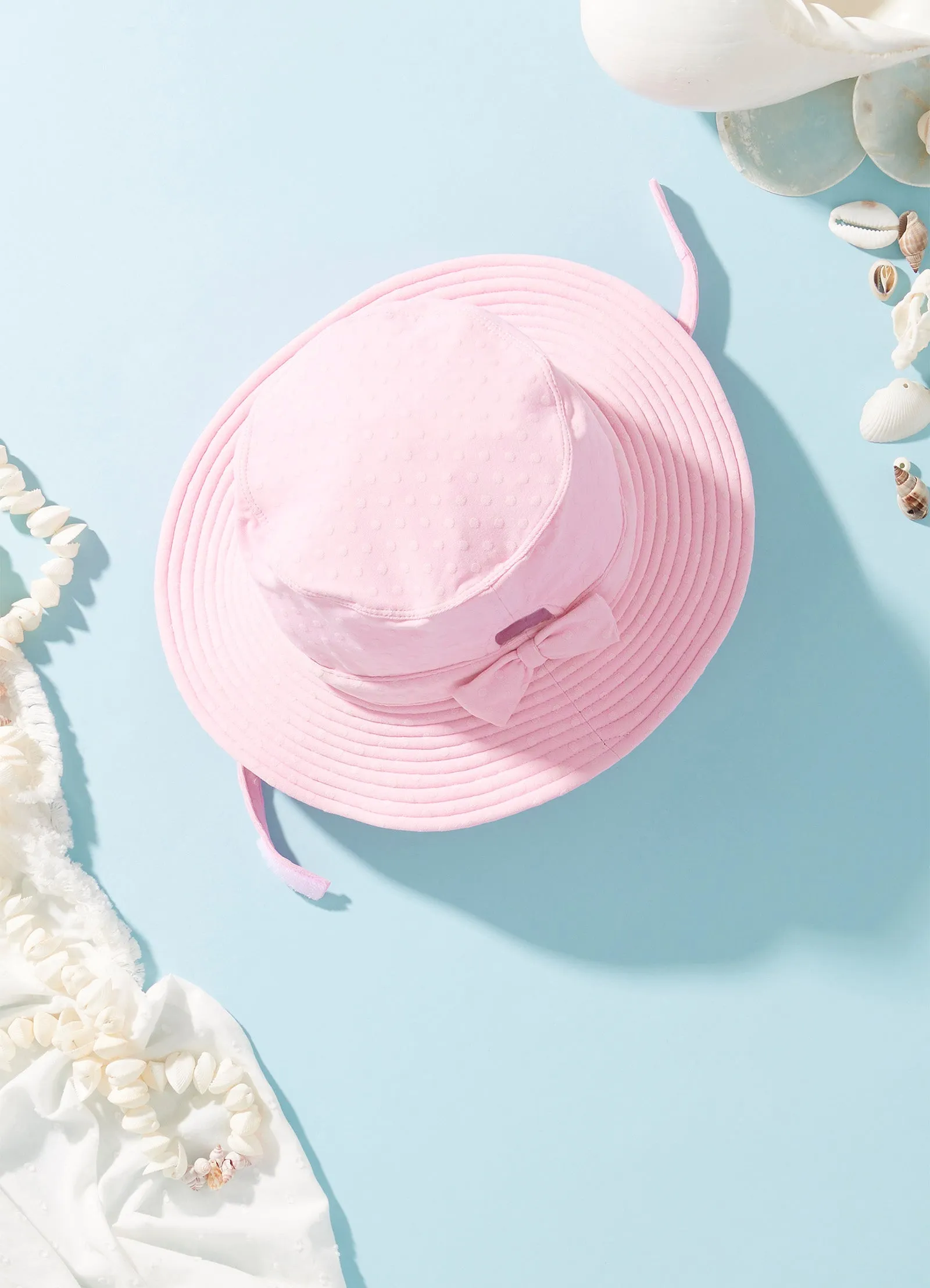 Girls Summer Essential Swim Bucket Hat  - Sweet Lilac