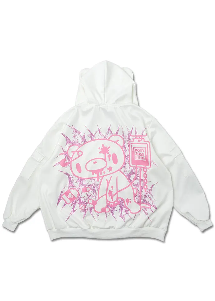 Gloomy Bear Pastel Gloomy Mesh Oversized Mesh Jacket