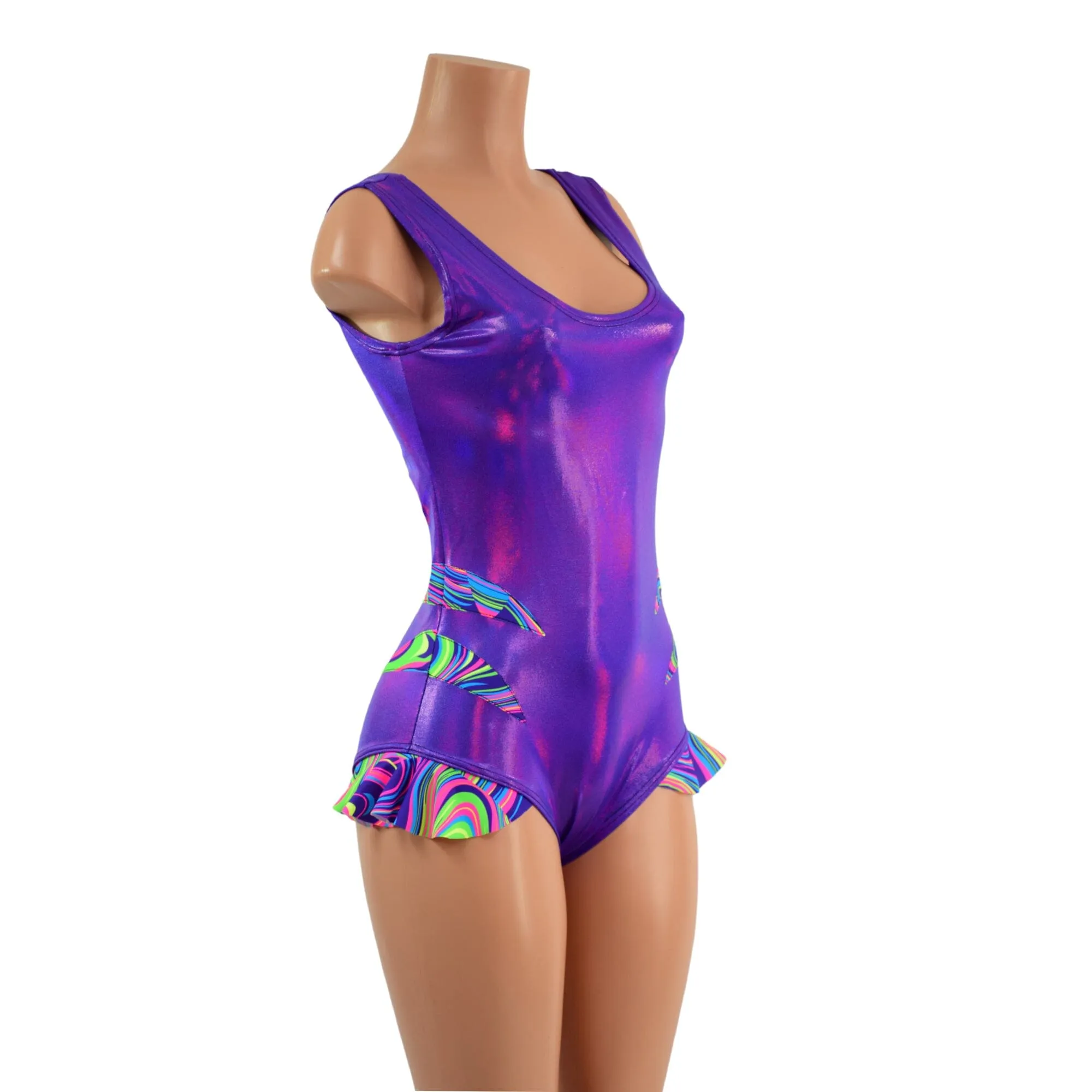 Glow Worm and Grape 3pc Chromatic Romper, Sleeve and Bolero Set