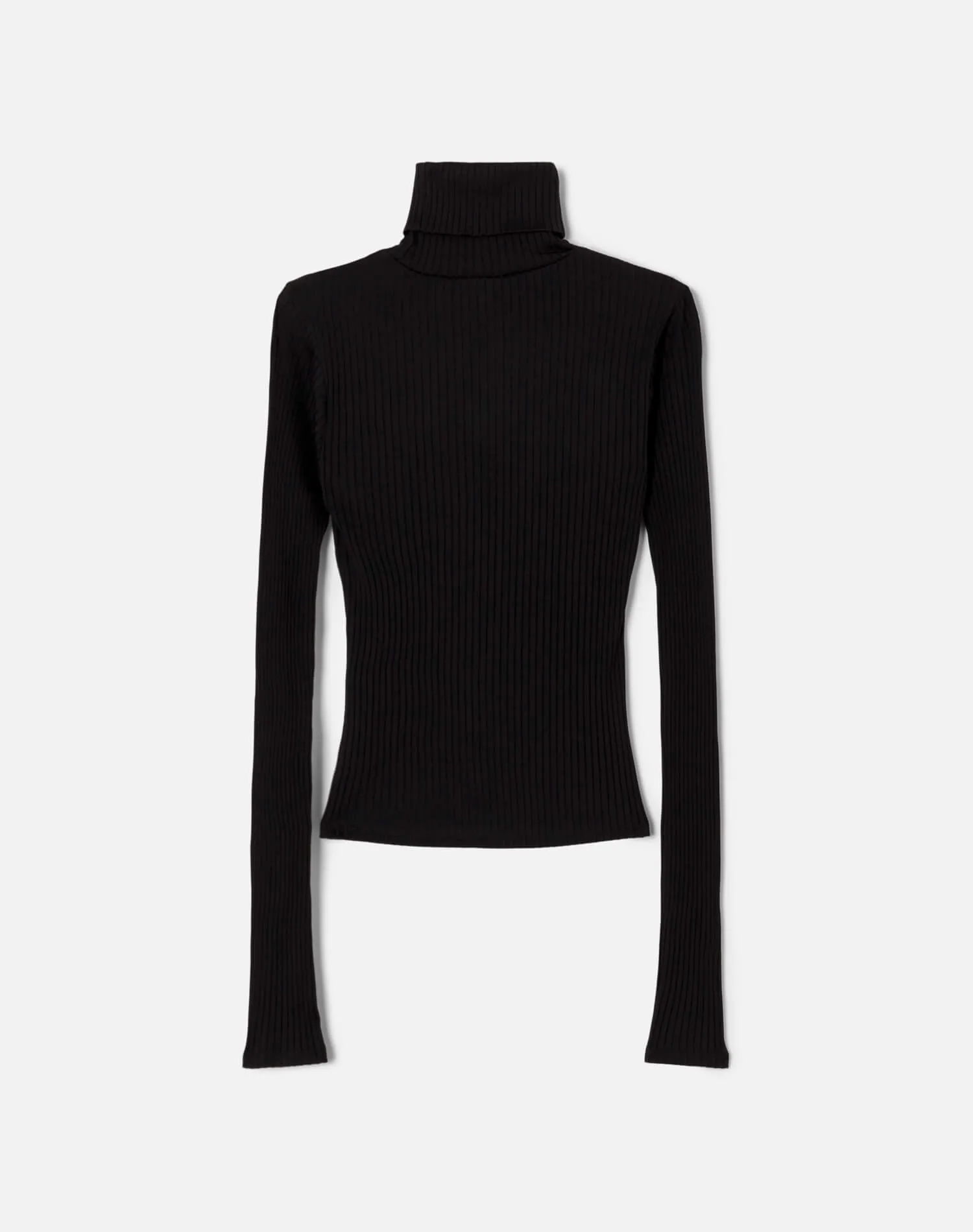 Hanes Ribbed Turtleneck - Black