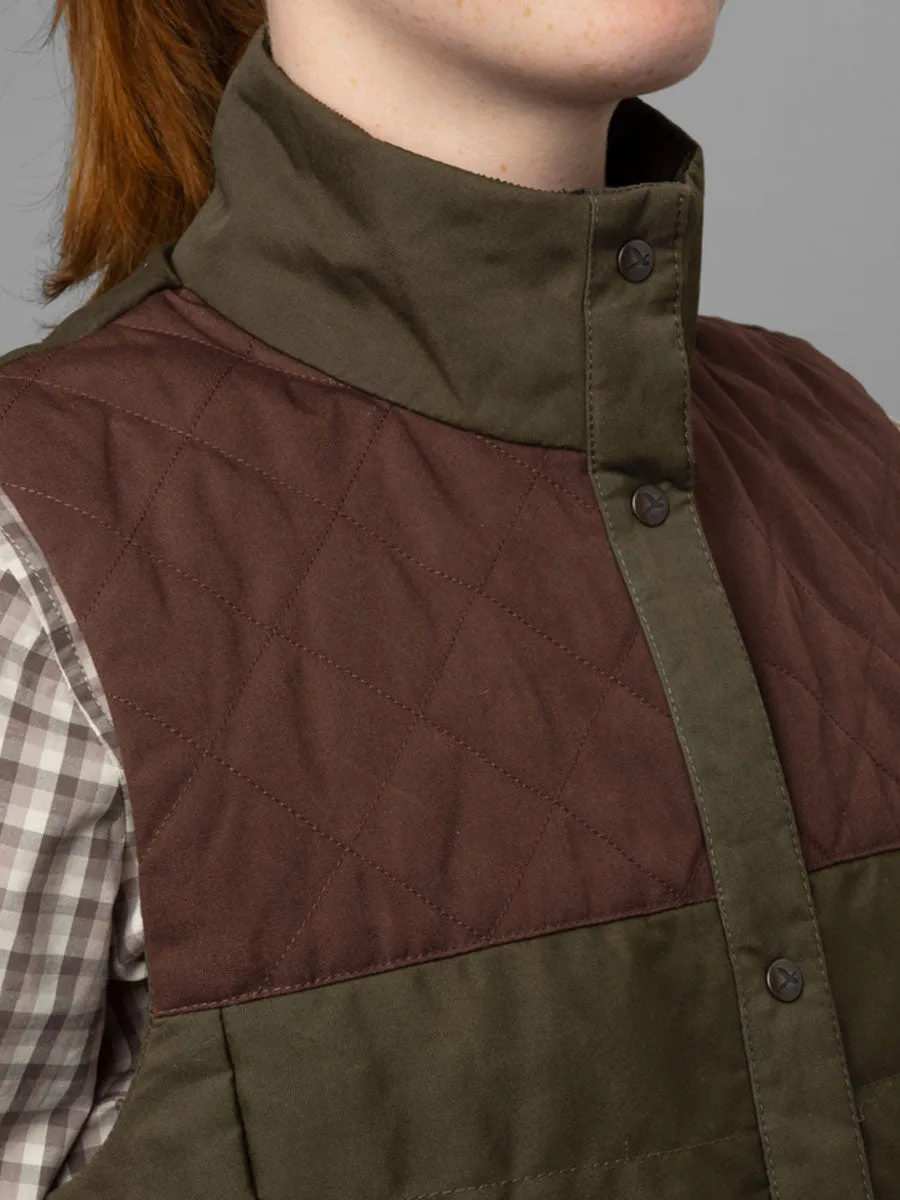 HARKILA Retrieve Waistcoat - Ladies - Shadow Brown