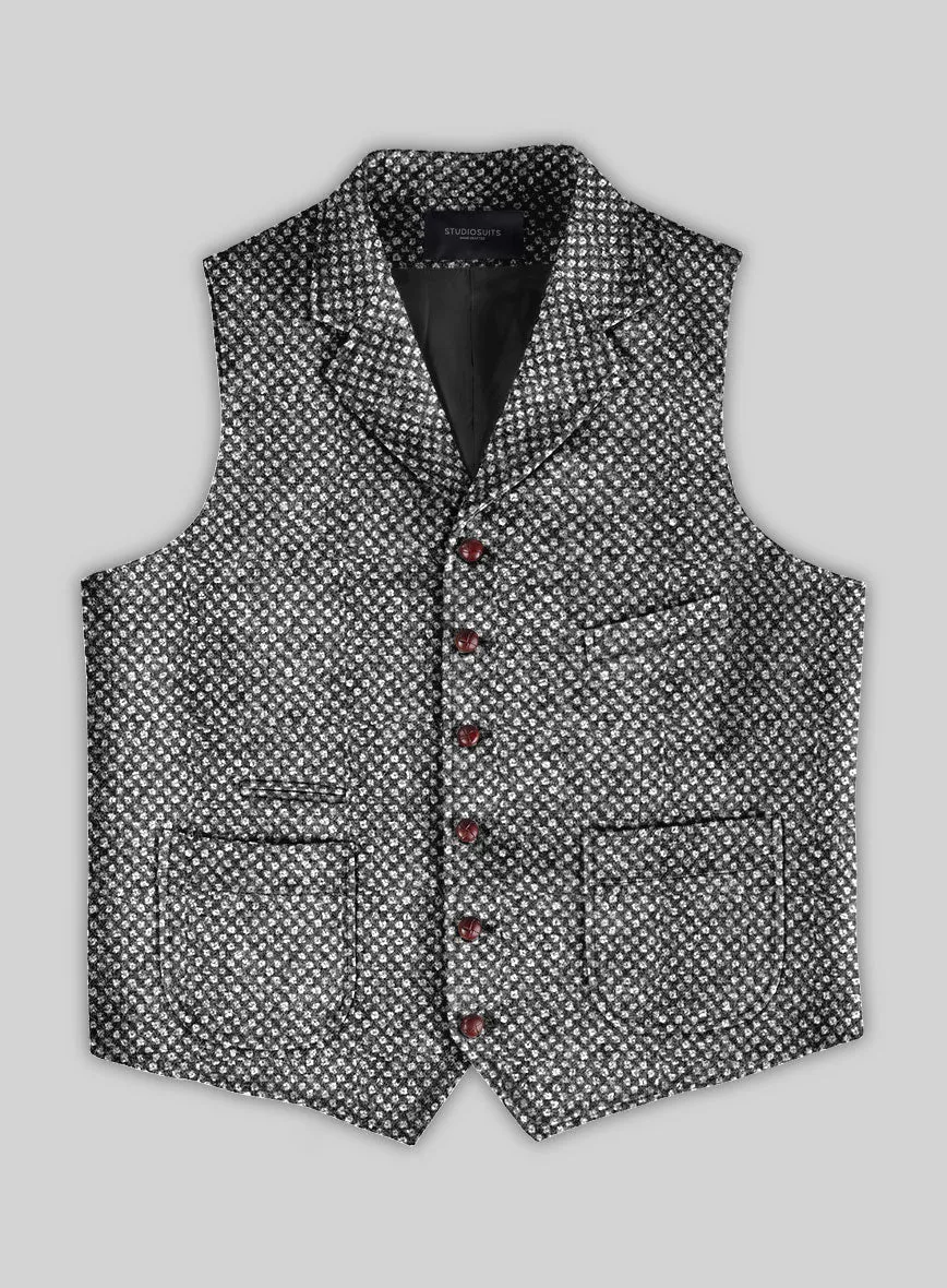 Highlander Heavy Honeycomb Gray Tweed Hunting Vest