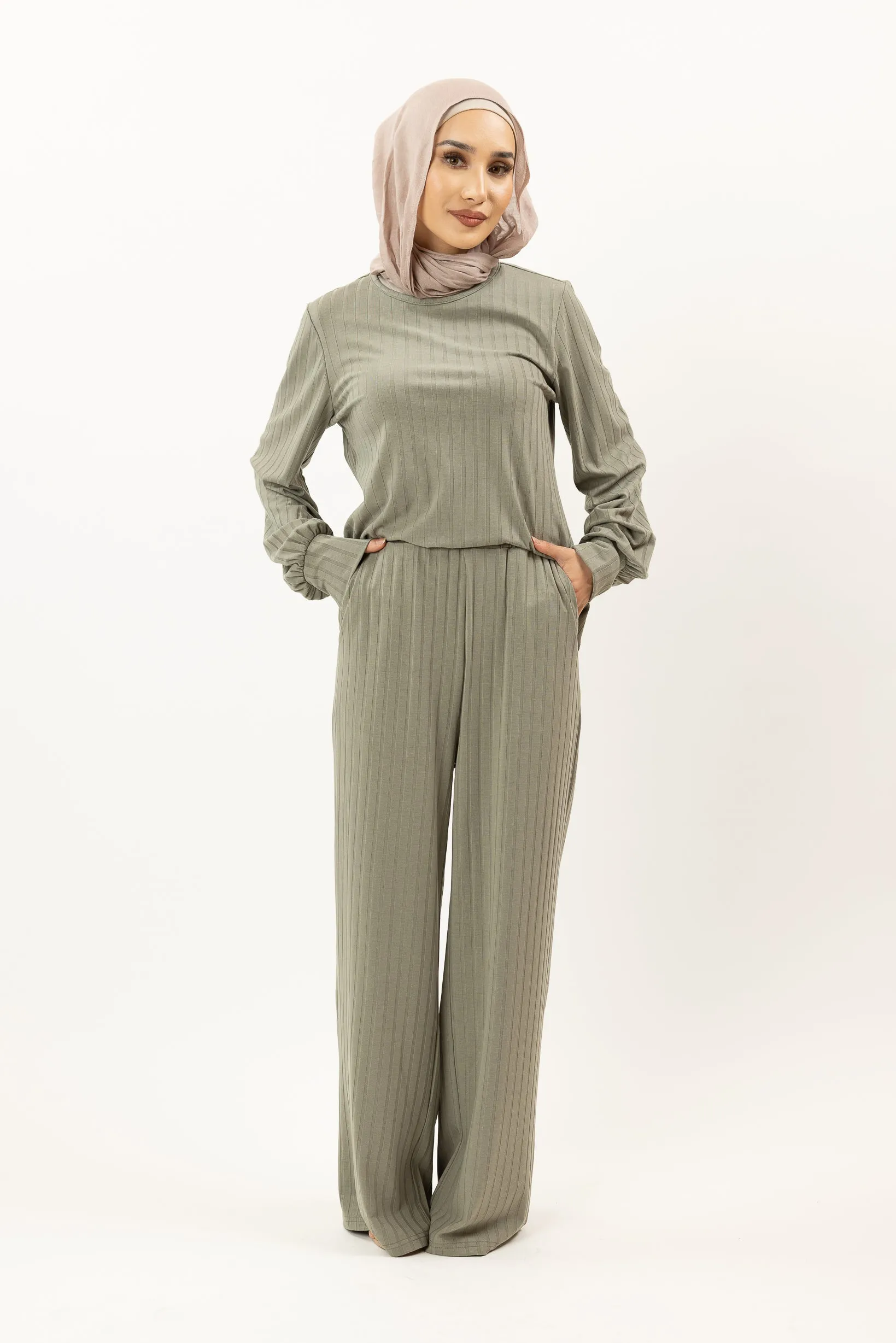 Hilda Ribbed Pants