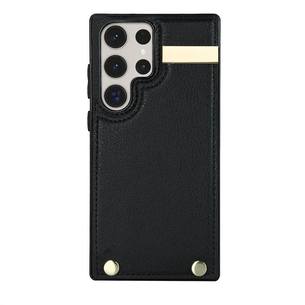 Hora Leather Case for Galaxy S-N Series With Card and Coin Slot