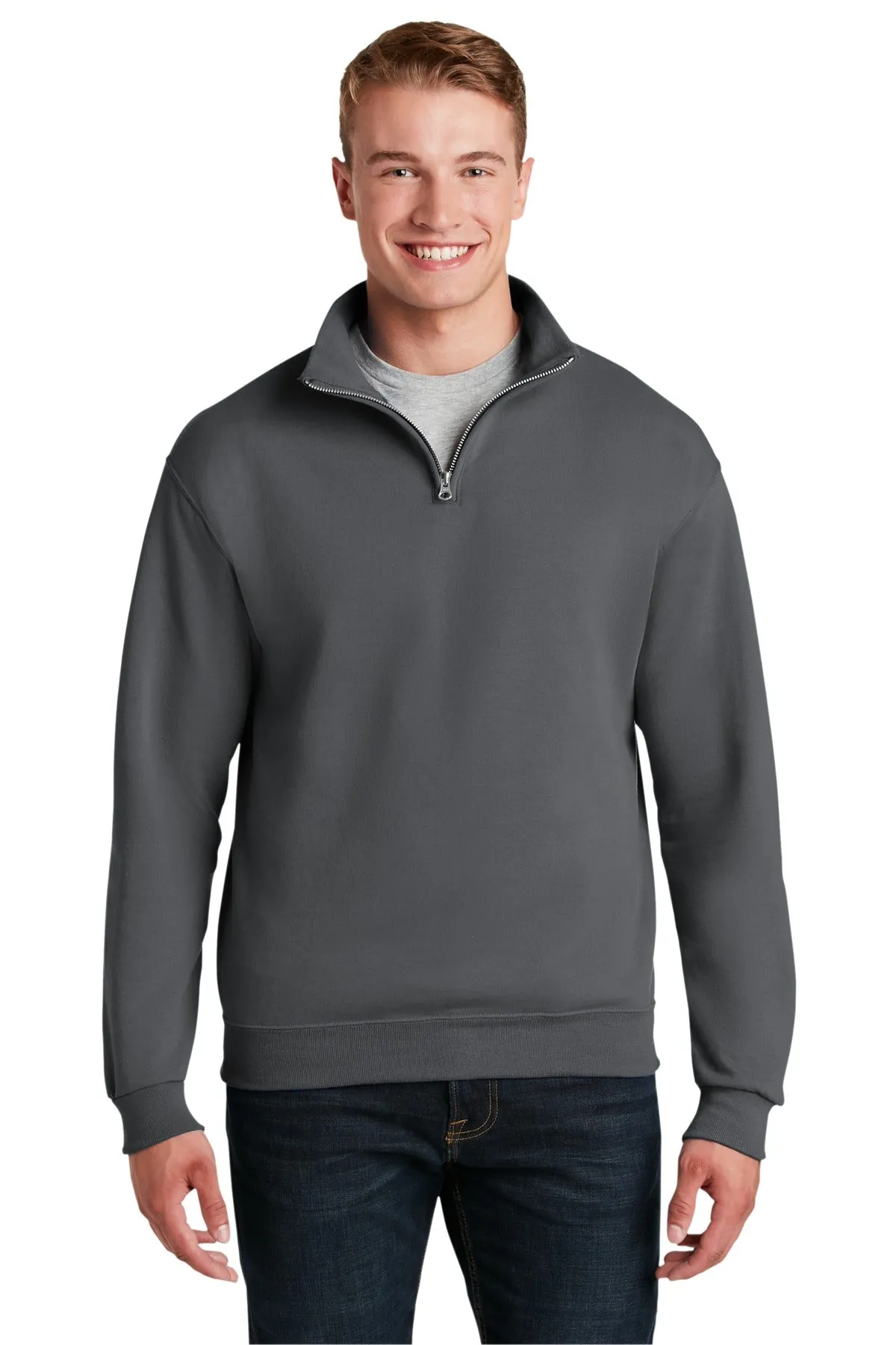 JERZEES® - NuBlend® 1/4-Zip Cadet Collar Sweatshirt. 995M