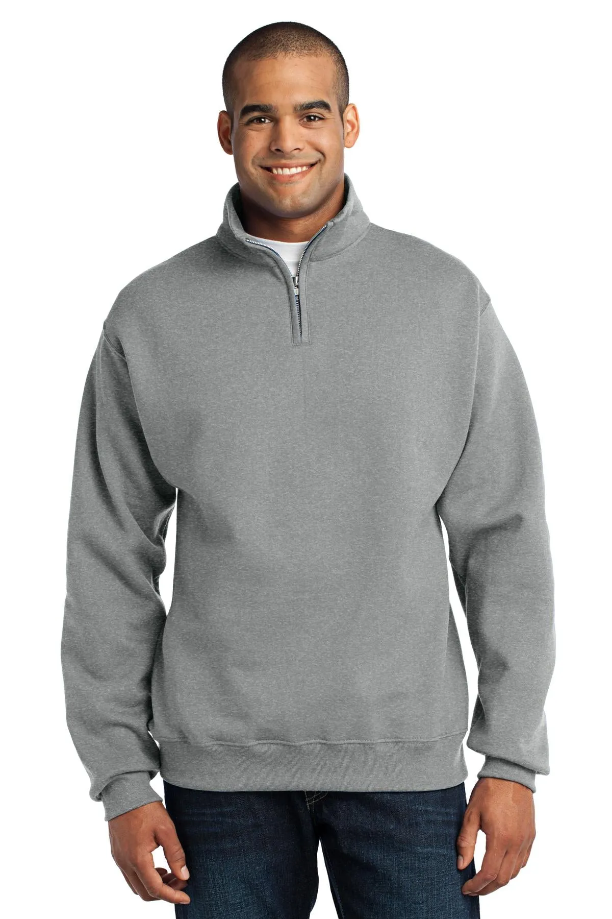 JERZEES® - NuBlend® 1/4-Zip Cadet Collar Sweatshirt. 995M