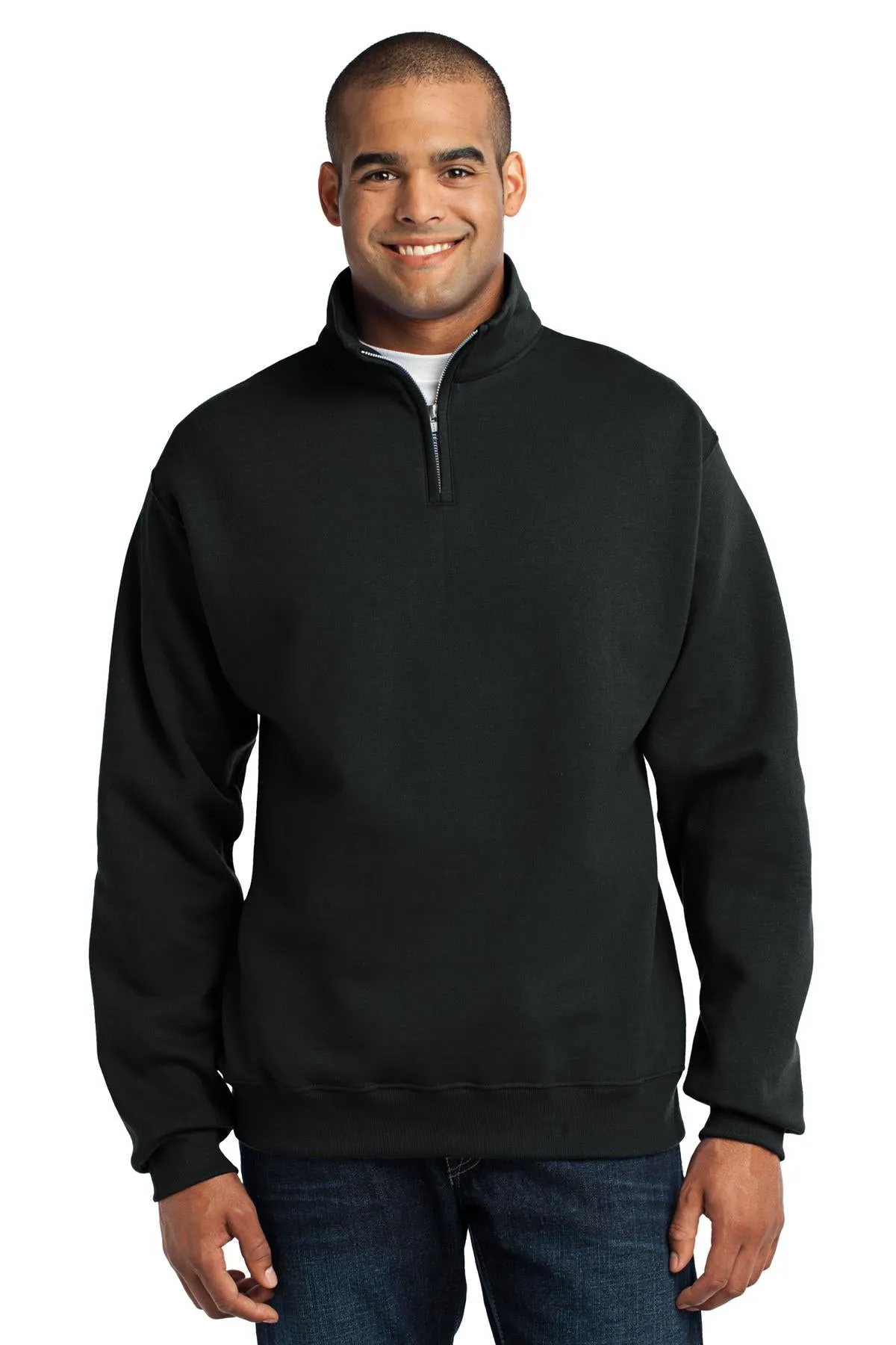 JERZEES® - NuBlend® 1/4-Zip Cadet Collar Sweatshirt. 995M