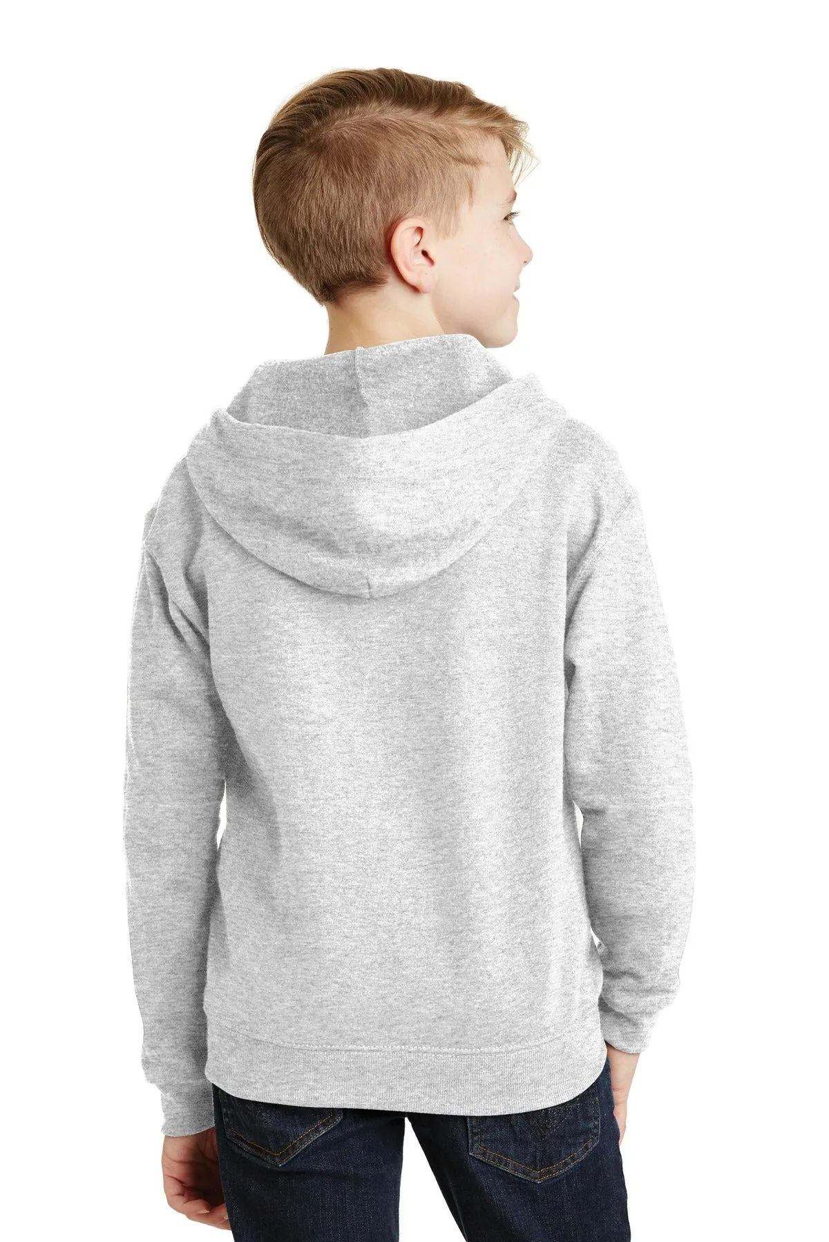 JERZEES® - Youth NuBlend® Full-Zip Hooded Sweatshirt.  993B