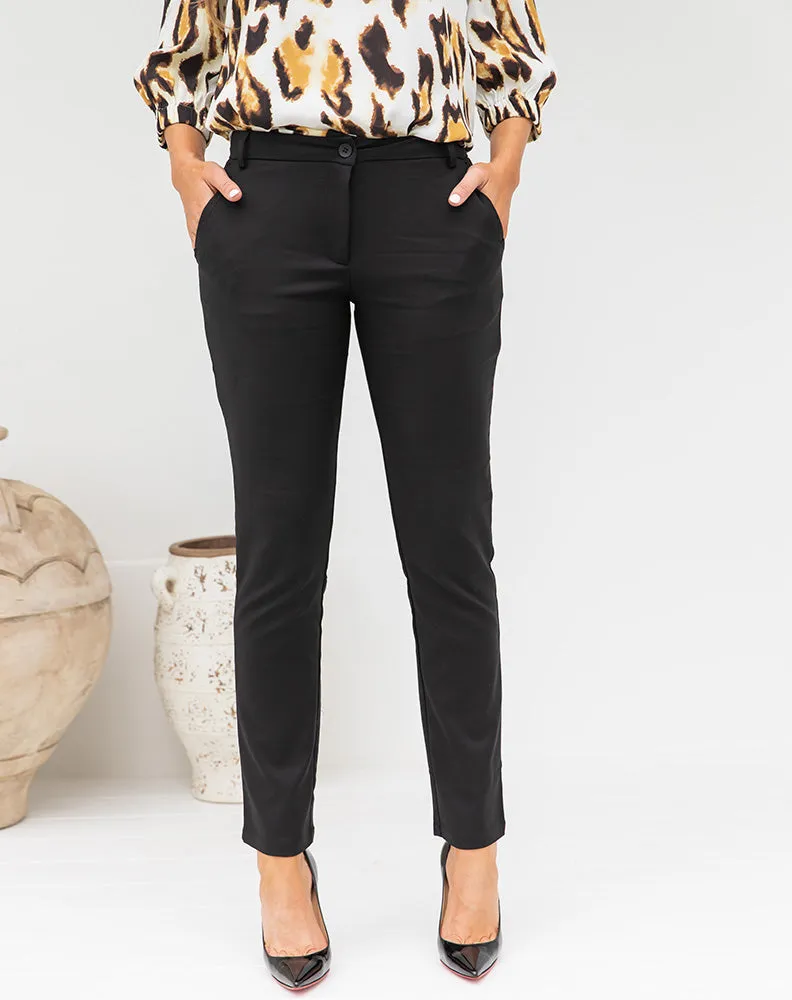 Jessica Stretch Pants in Black or Navy