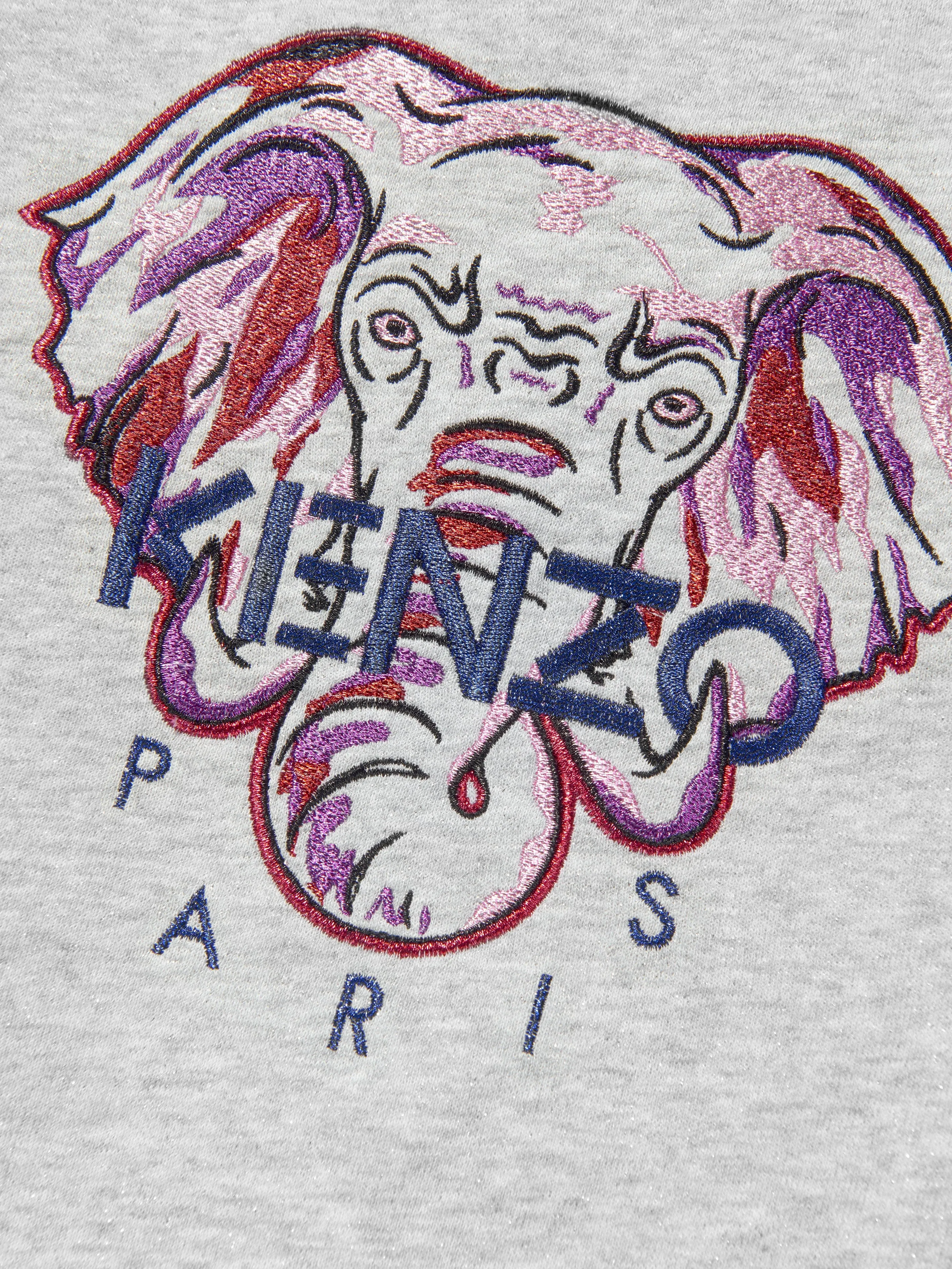 KENZO Girls Elephant Hooded Sweater Dress