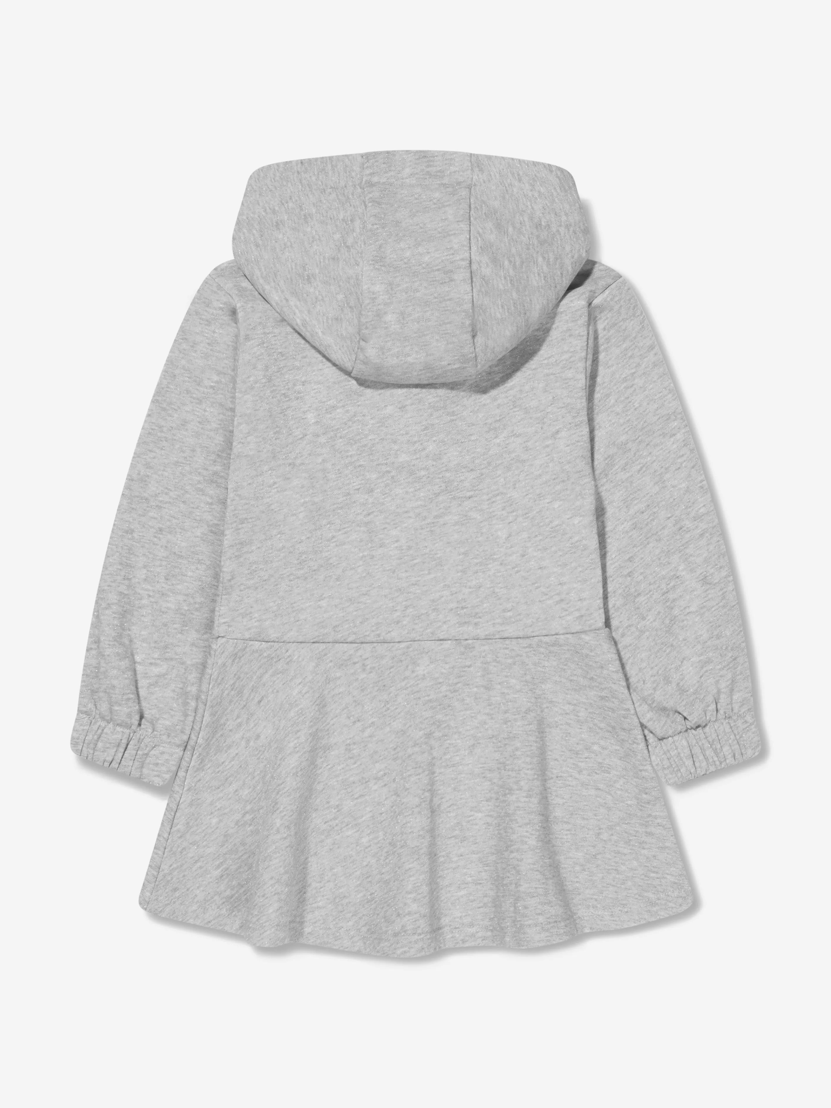 KENZO Girls Elephant Hooded Sweater Dress