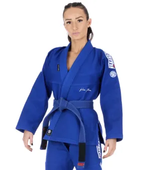 Kimono Femei Brazilian Jiu Jitsu TATAMI Elements Superlite Gi - Albastru (Centura Alba Inclusa)