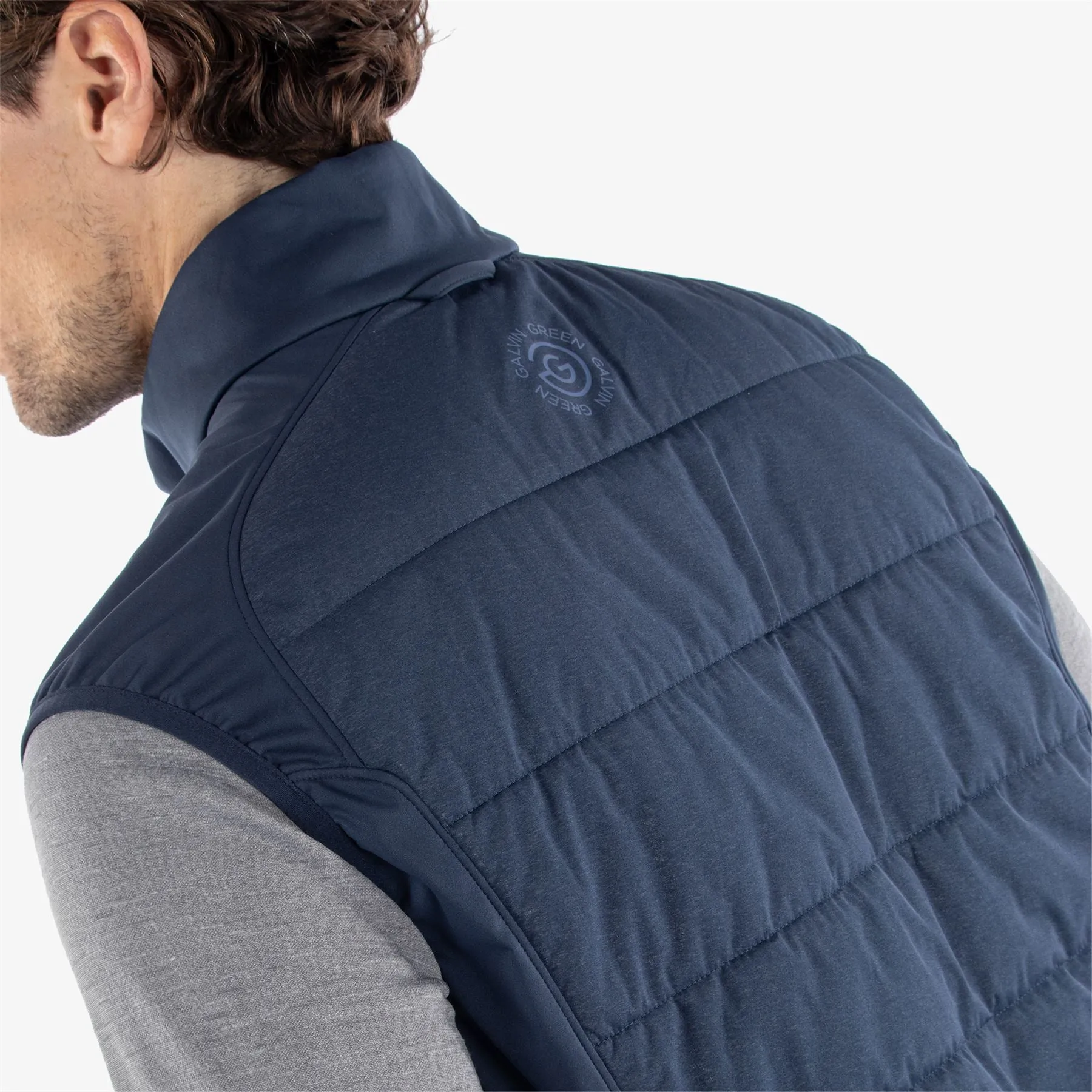 Lauro Interface-1 Full Zip Gilet Navy - AW24