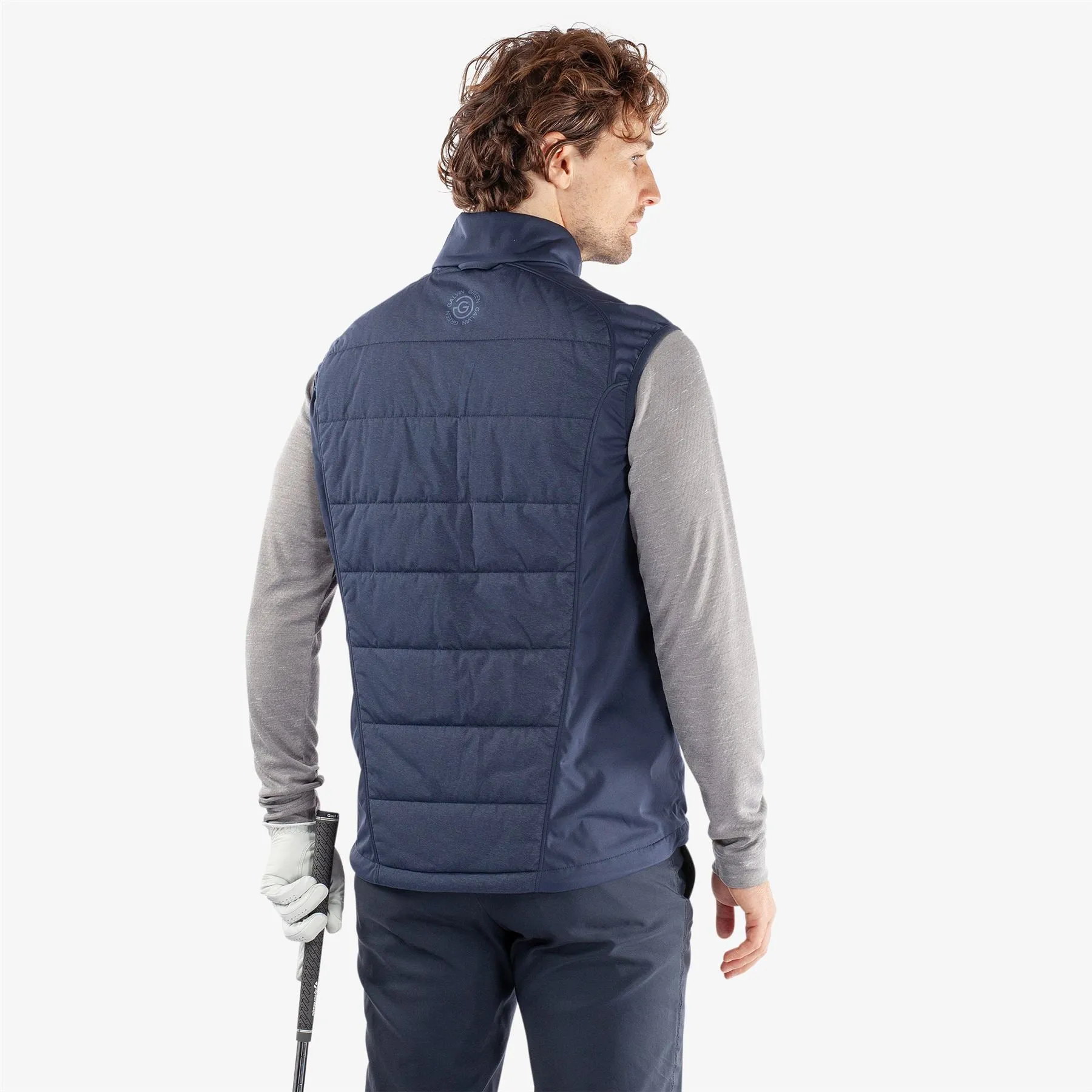 Lauro Interface-1 Full Zip Gilet Navy - AW24