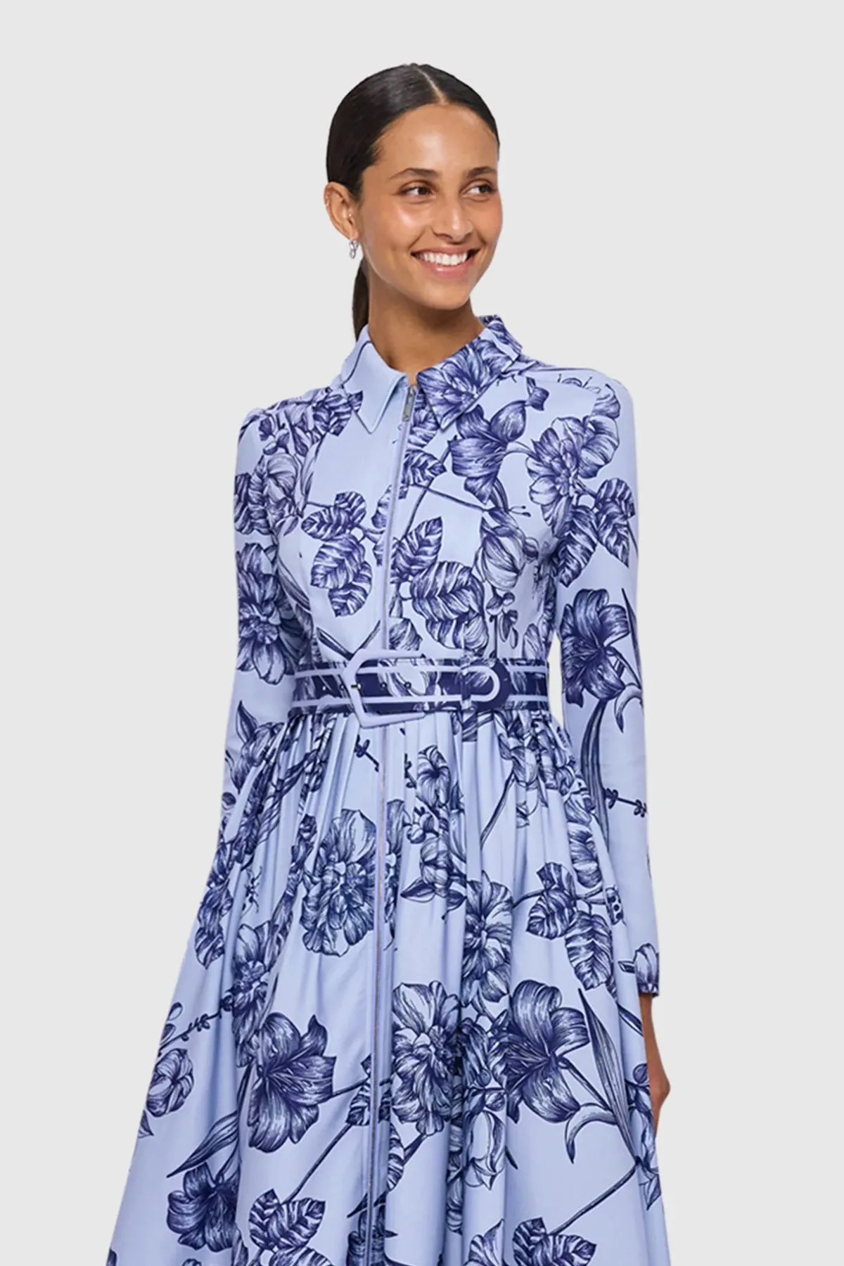 Leo Lin Renee Midi Dress - Hyacinth