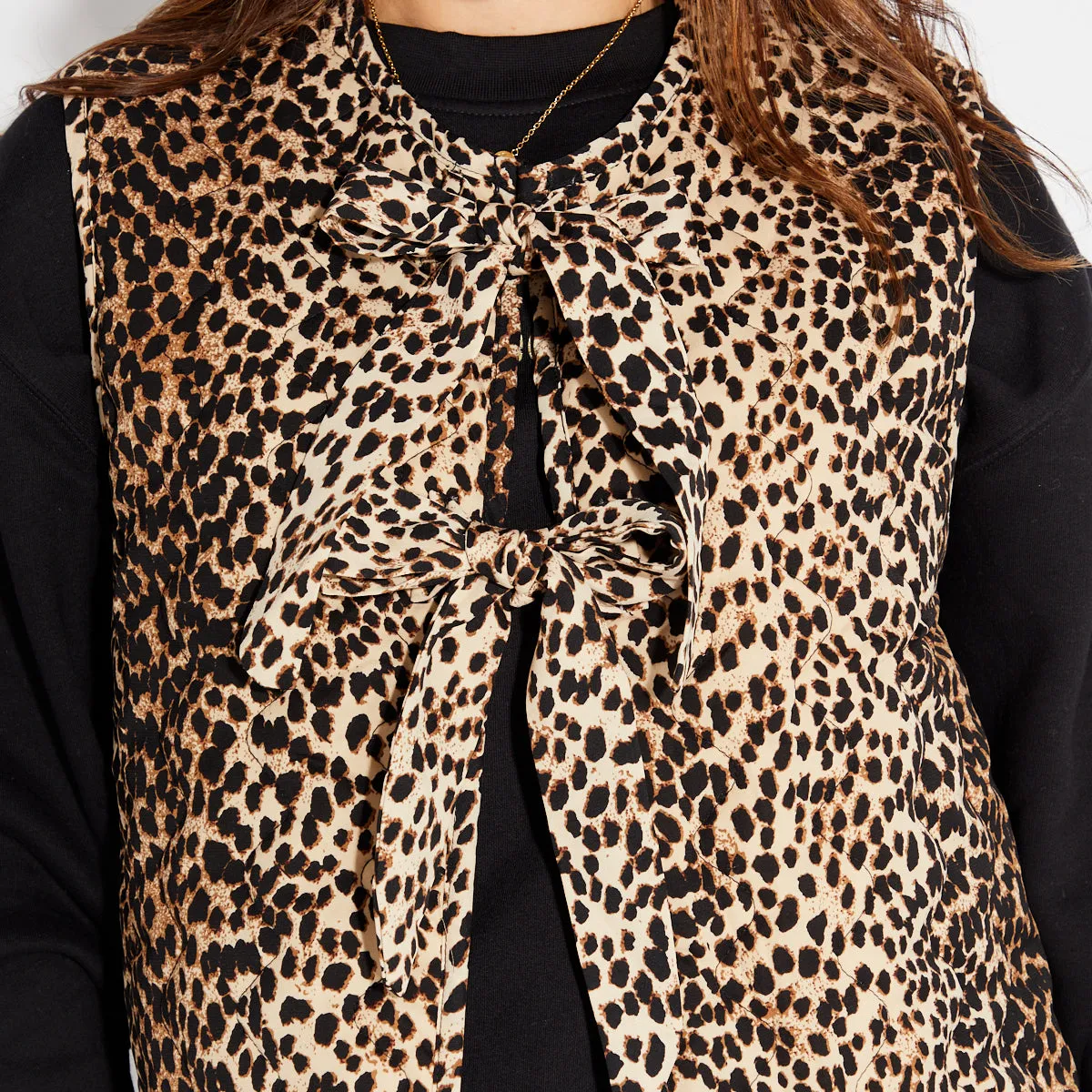 Leopard Gilet