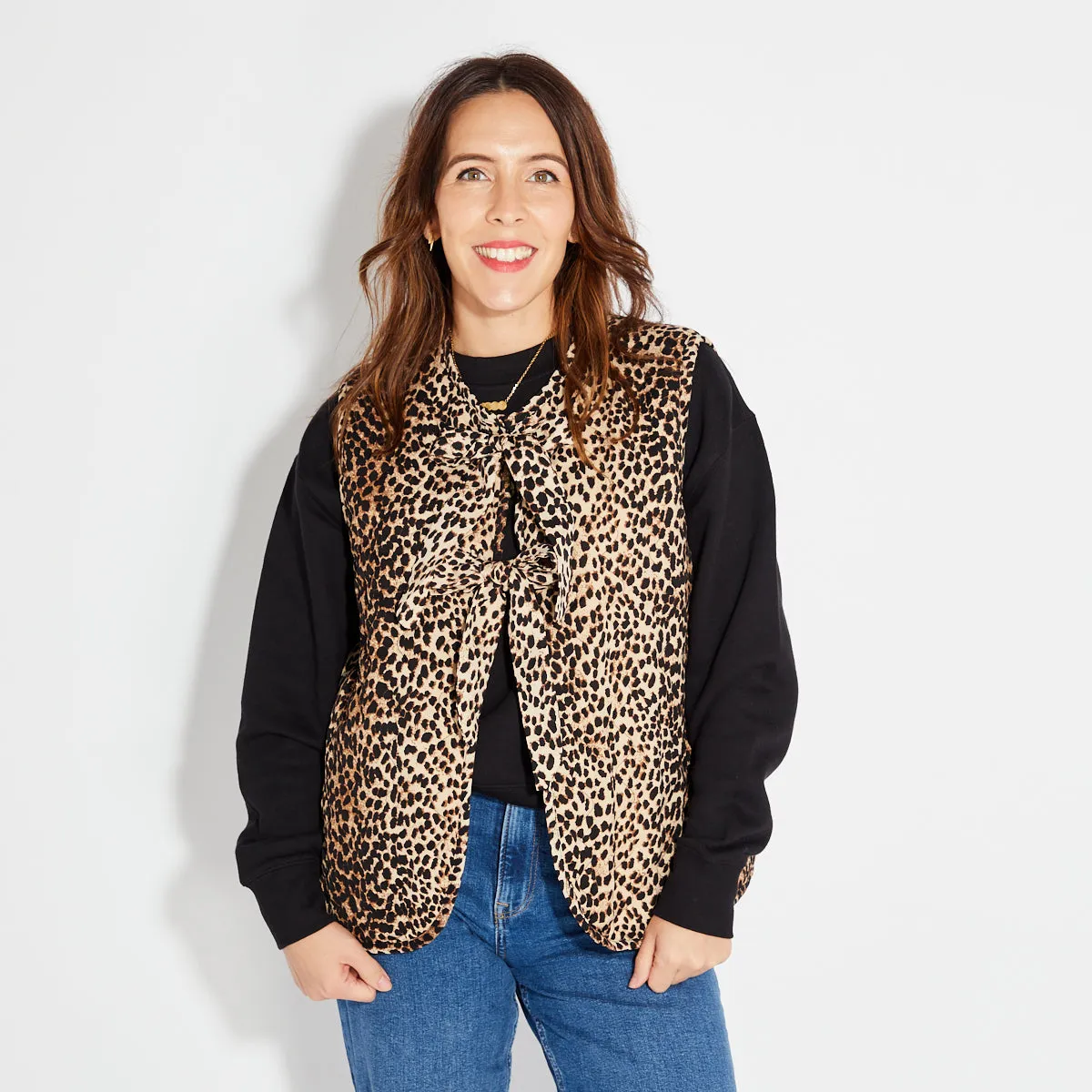 Leopard Gilet