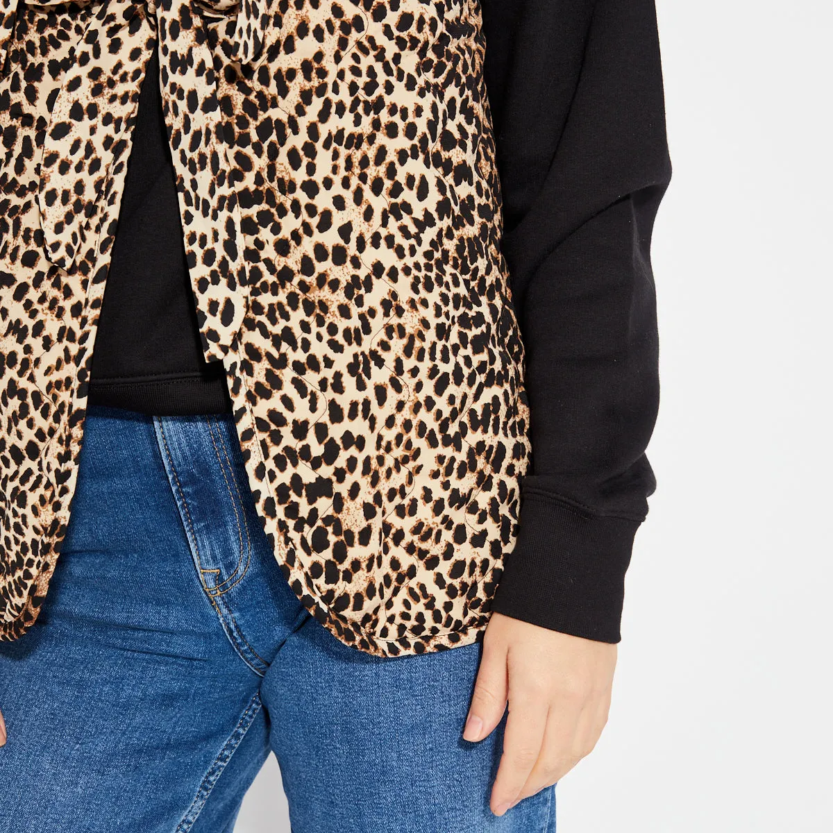 Leopard Gilet