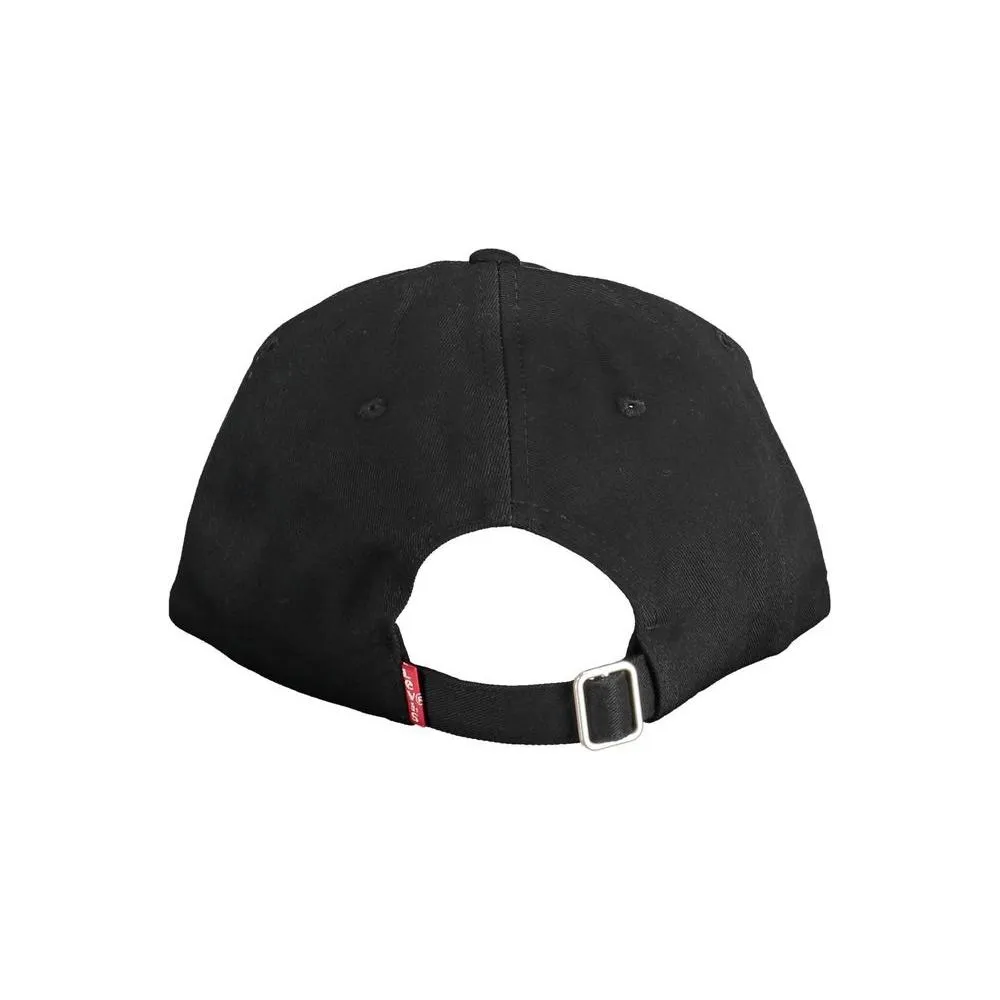 Levi's Black Cotton Men Cap