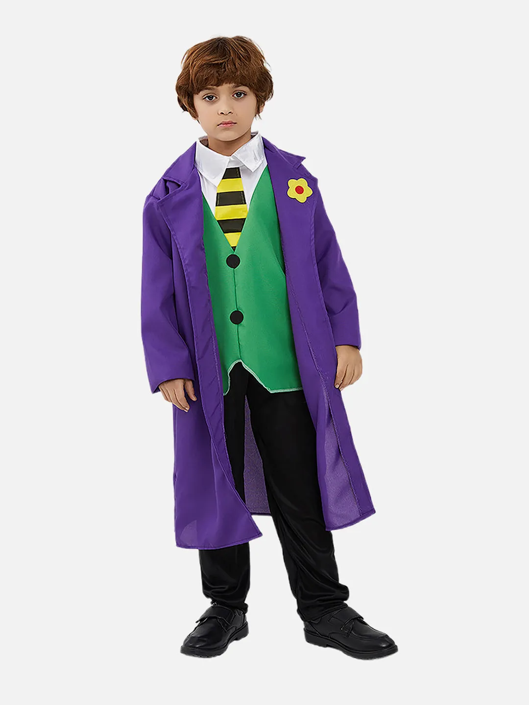 Little Surprise Box The Superhero Joker Theme Kids Halloween Costume Dress Up