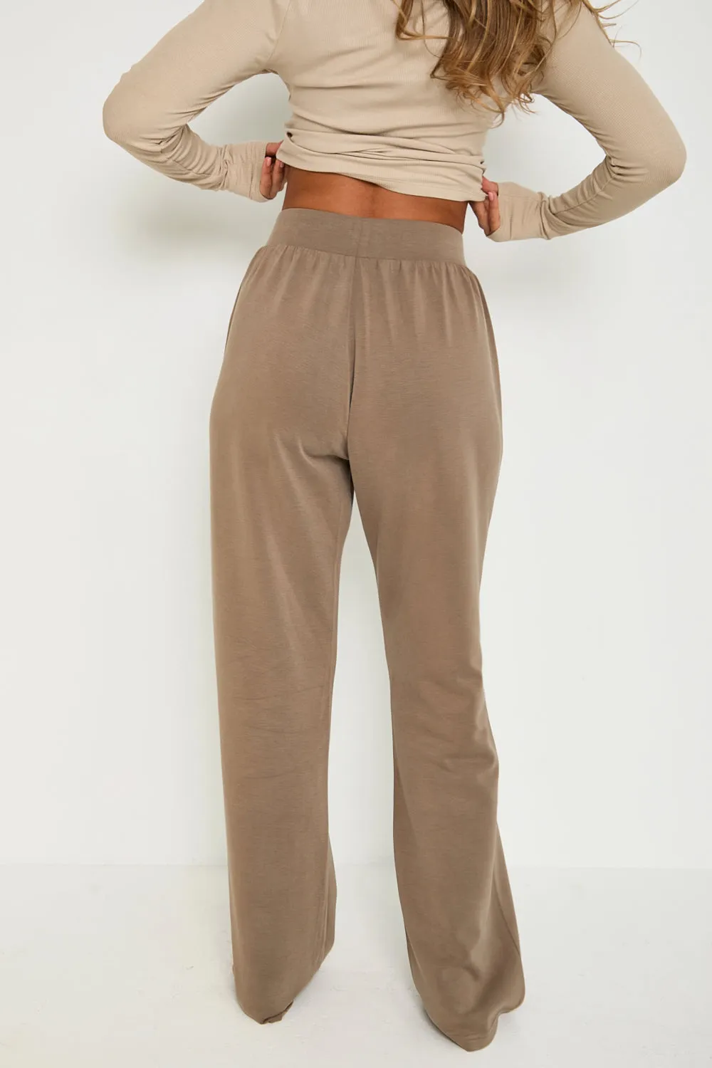 Lounge Flare Jogger - Mocha