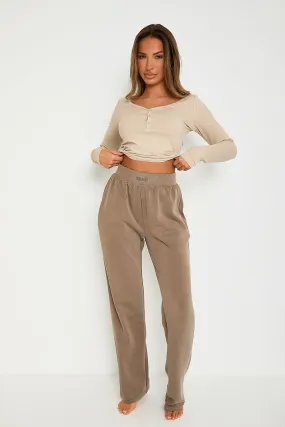 Lounge Flare Jogger - Mocha