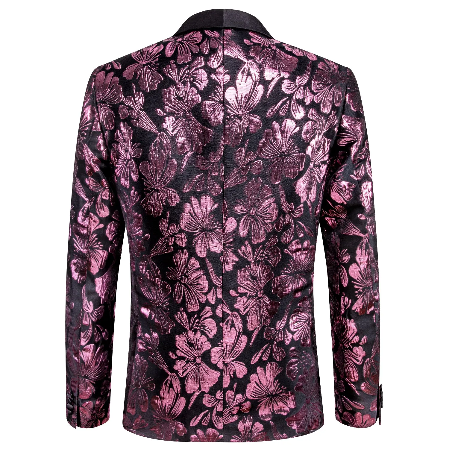 Luxury Pink Floral Men's Suit Set