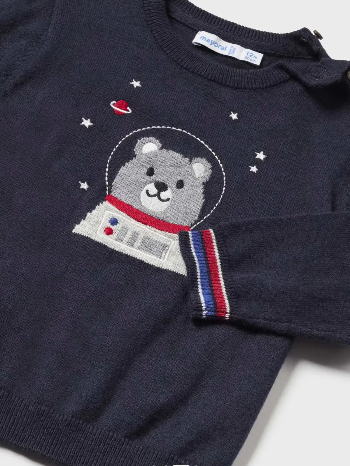 Mayoral Baby & Toddler Boys Navy Astronaut Bear Sweater & Pant Set