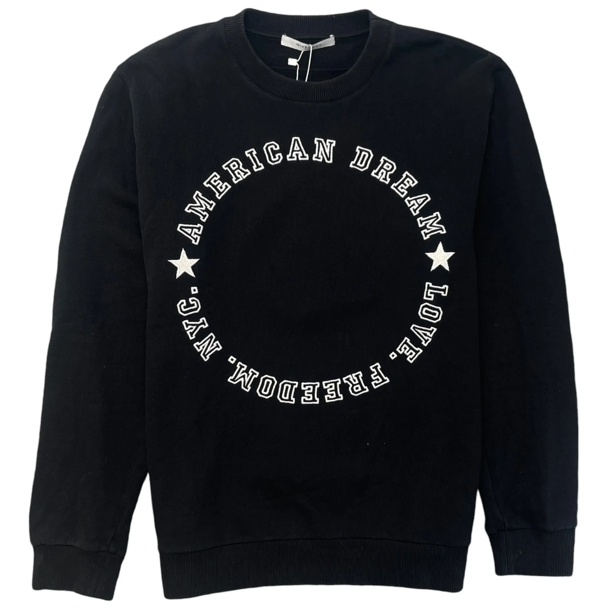 Men's American Dream Logo Sweatshirt Black Size XL