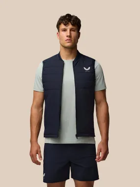 Men's Apex Hybrid Quilted Gilet - Navy