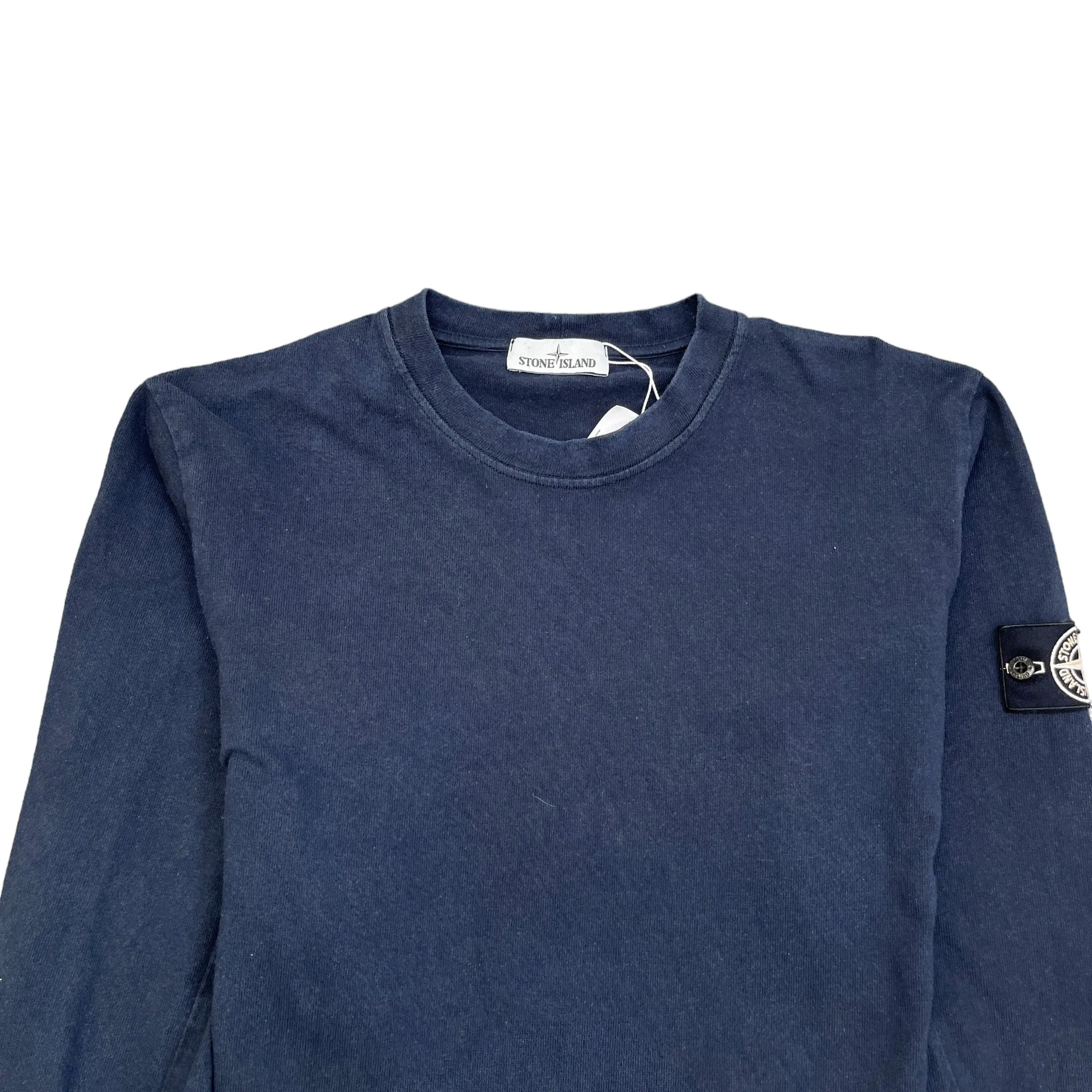 Men's Applique Logo Sweatshirt Navy Size XXL