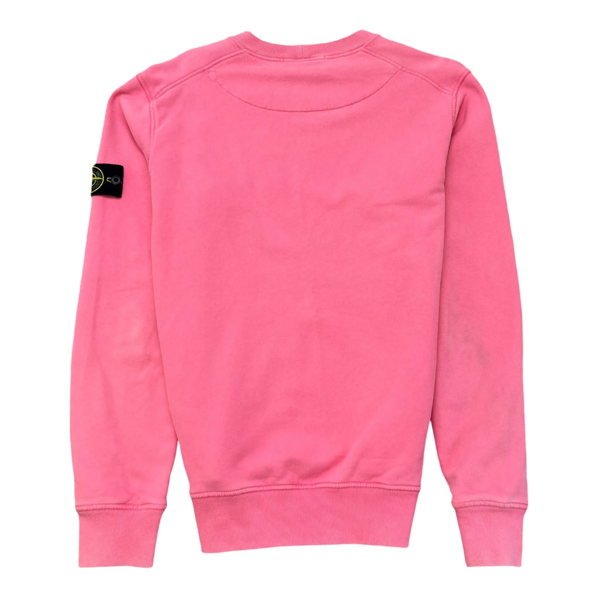 Men's Applique Logo Sweatshirt Pink Size M