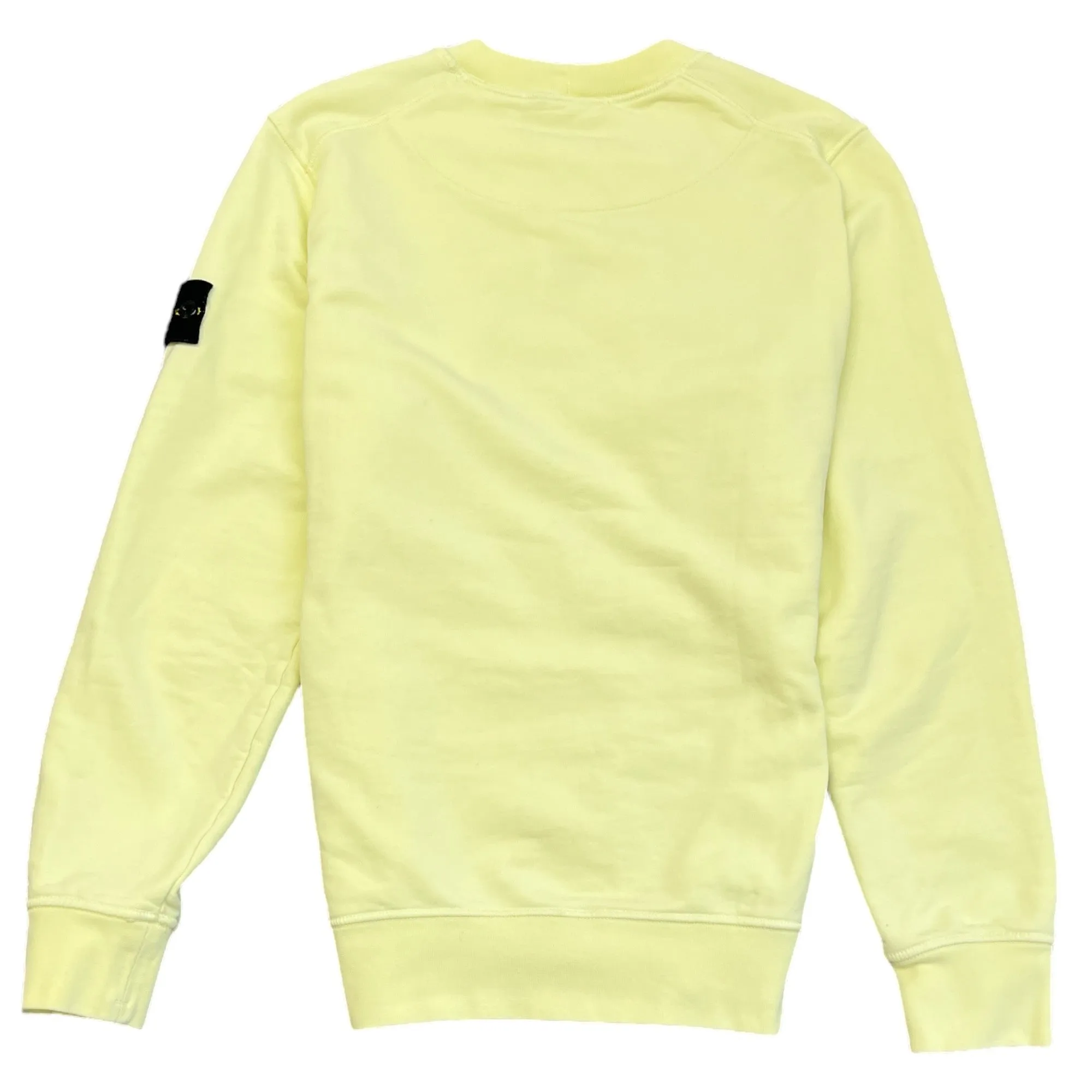 Men's Applique Logo Sweatshirt Yellow Size S