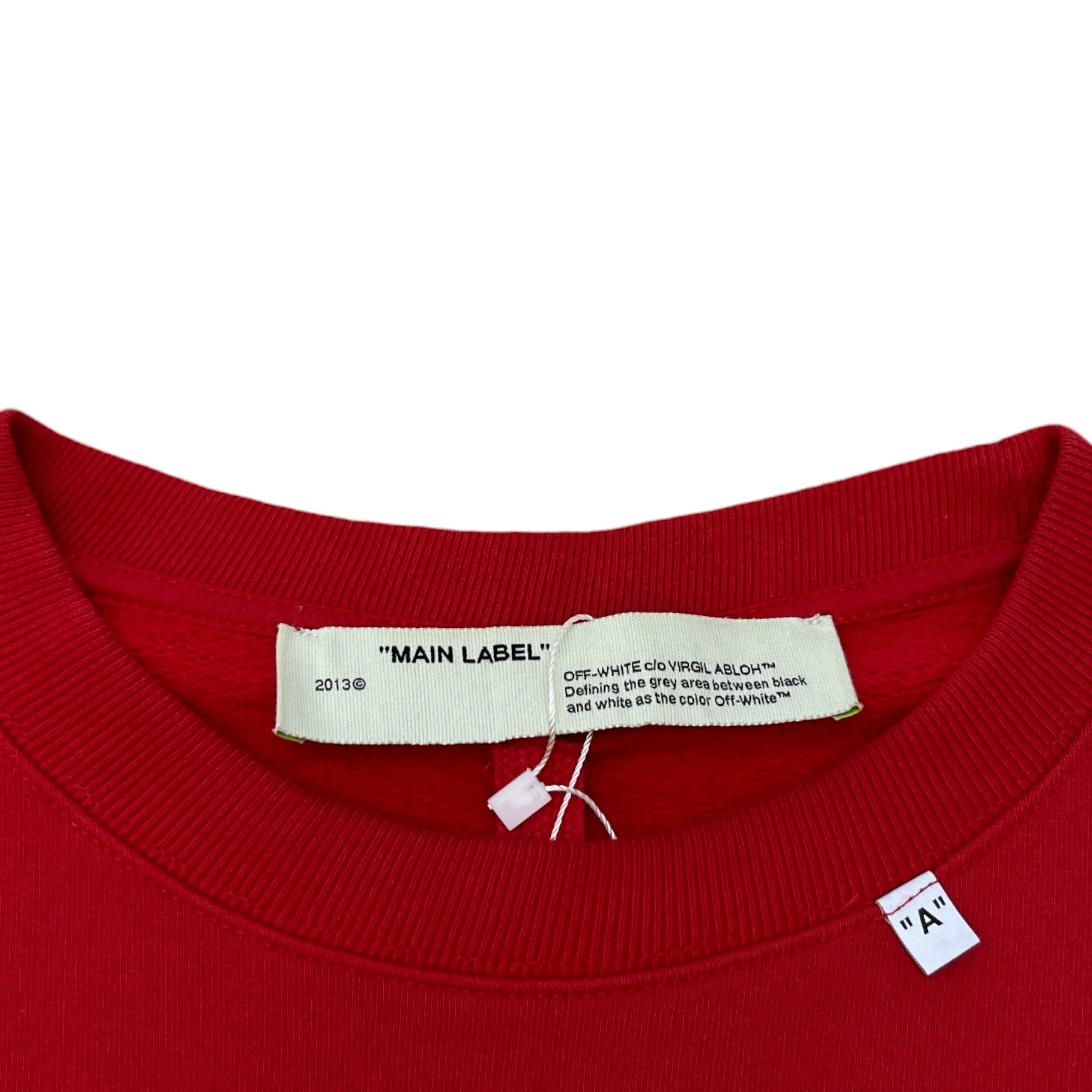 Men's Arrow Logo Sweatshirt Red Size M