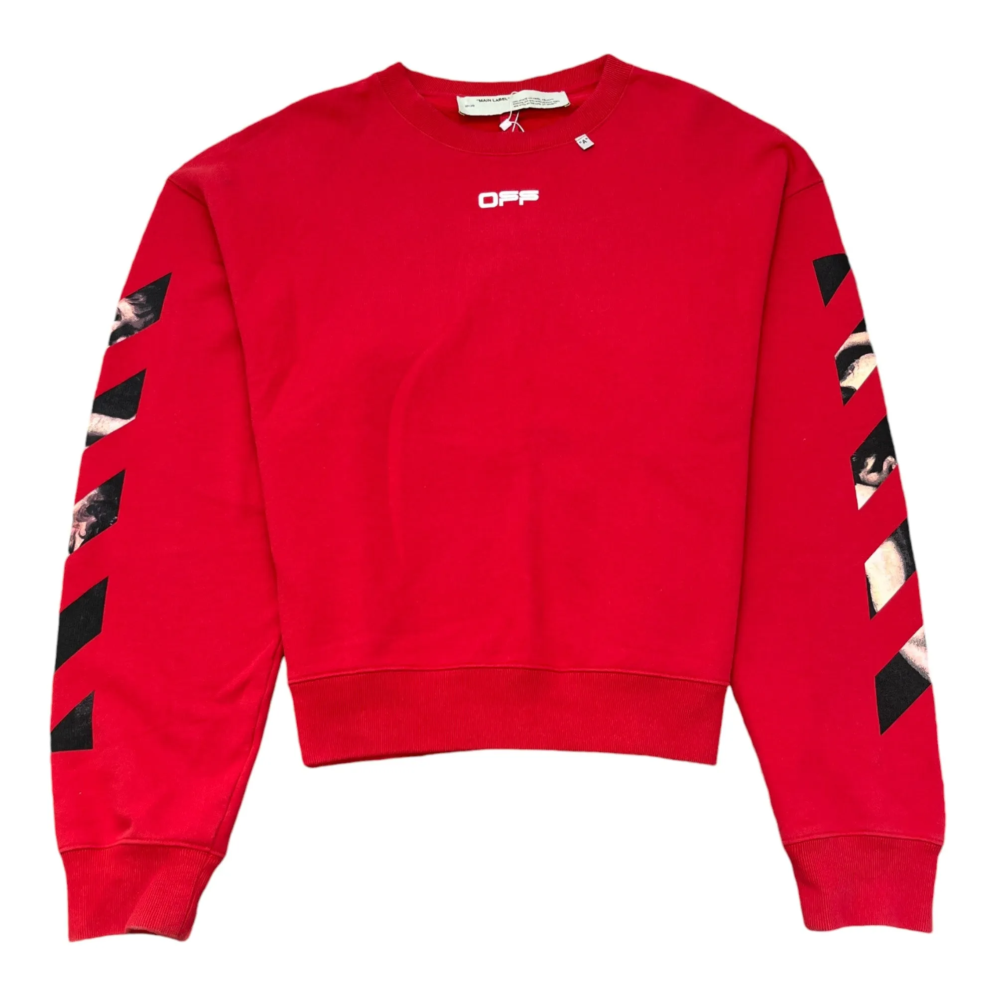 Men's Arrow Logo Sweatshirt Red Size M