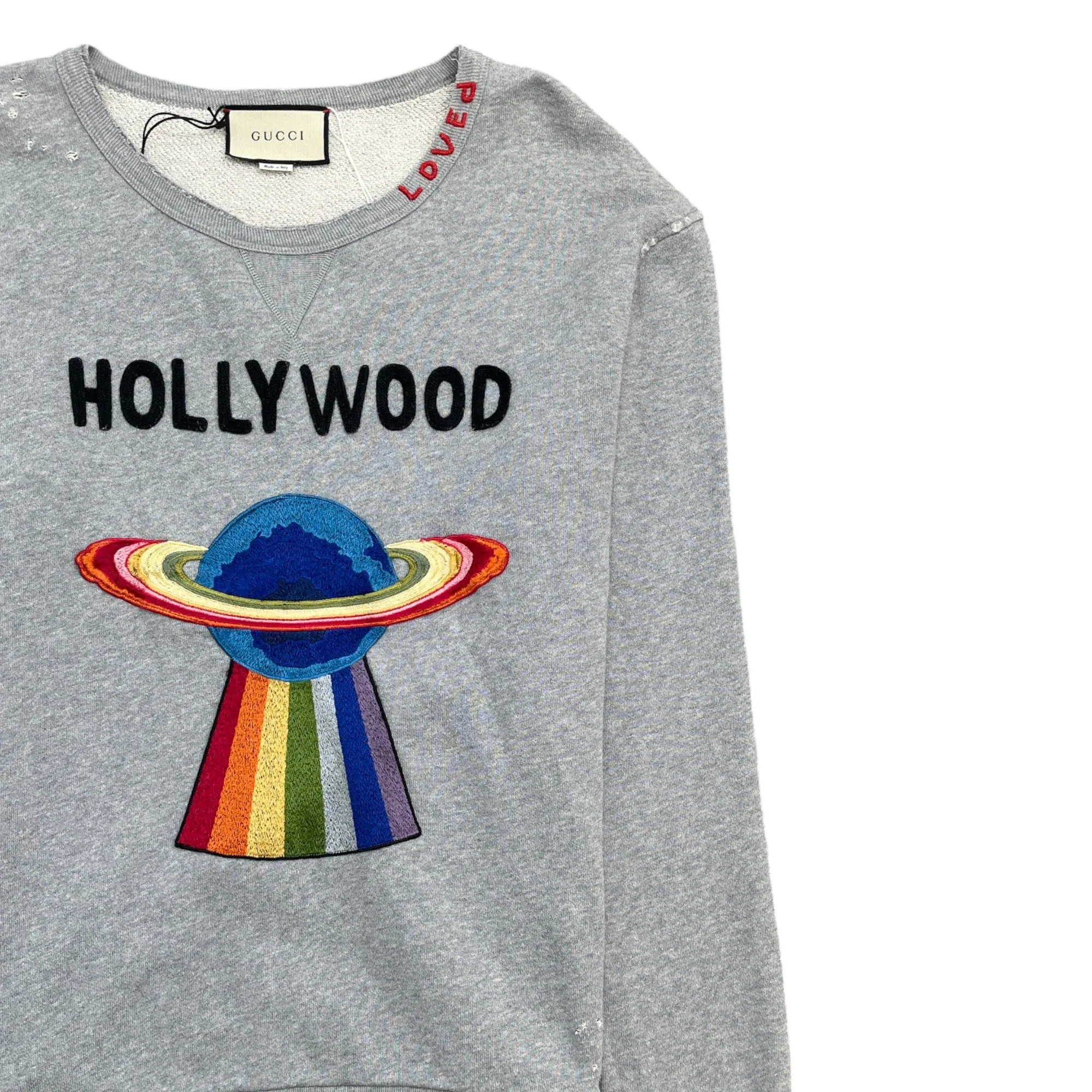 Men's Hollywood Sweatshirt Grey Size L