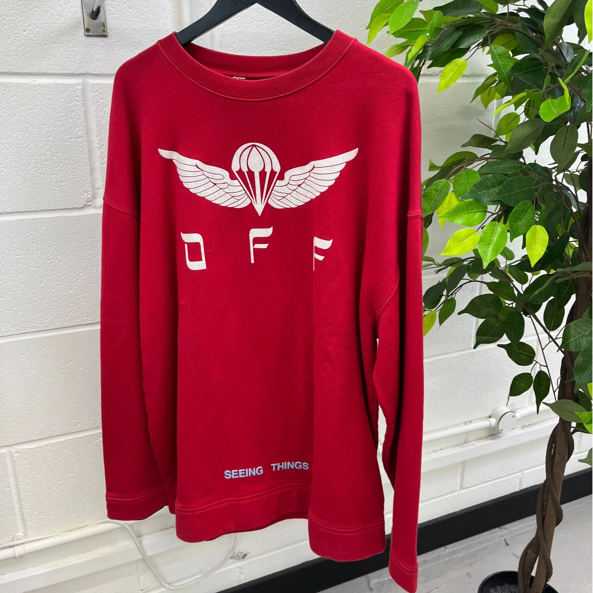 Men's Logo Sweatshirt Red Size L