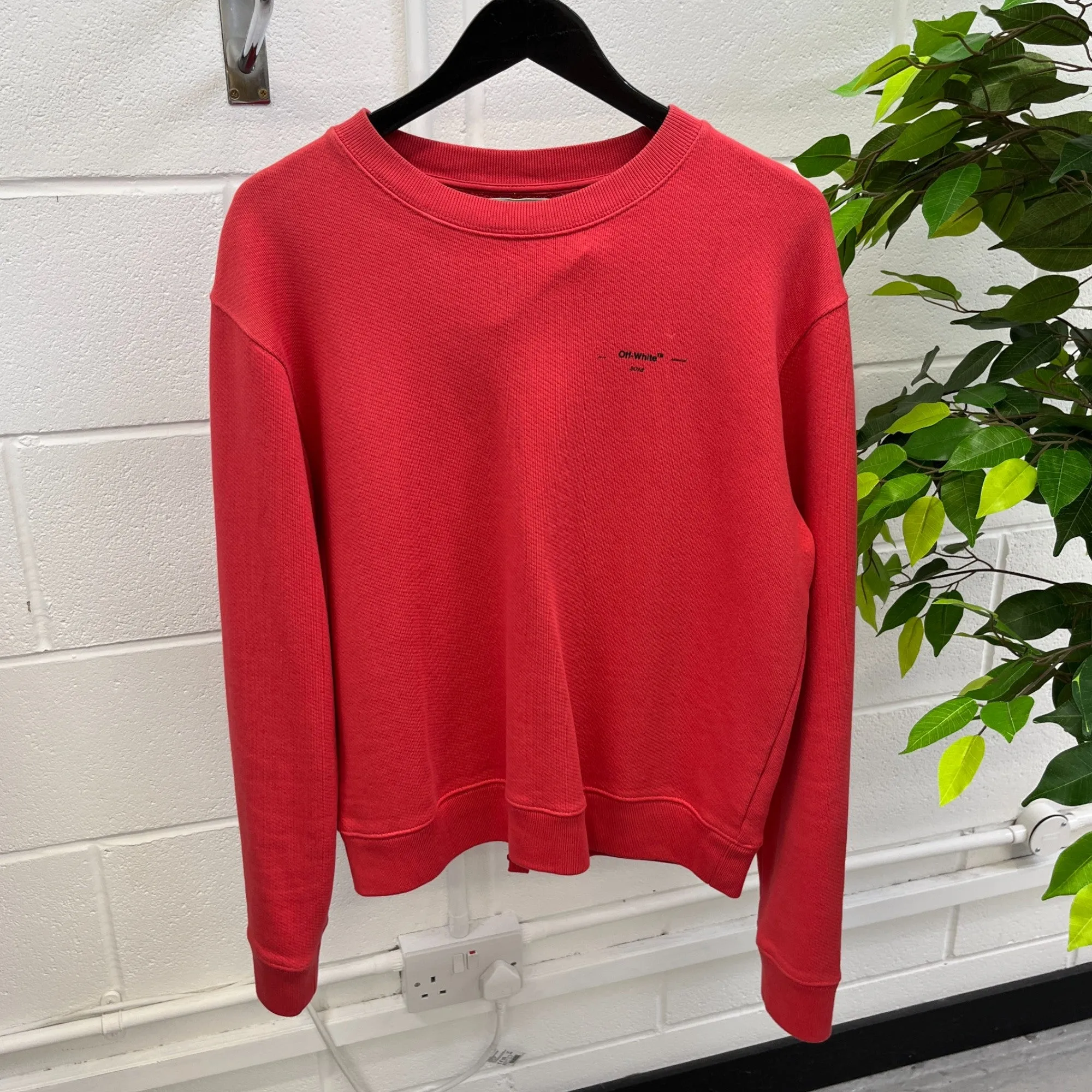 Men's Logo Sweatshirt Red Size M