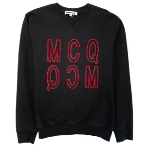 Men's Mcq Logo Sweatshirt Black Size M