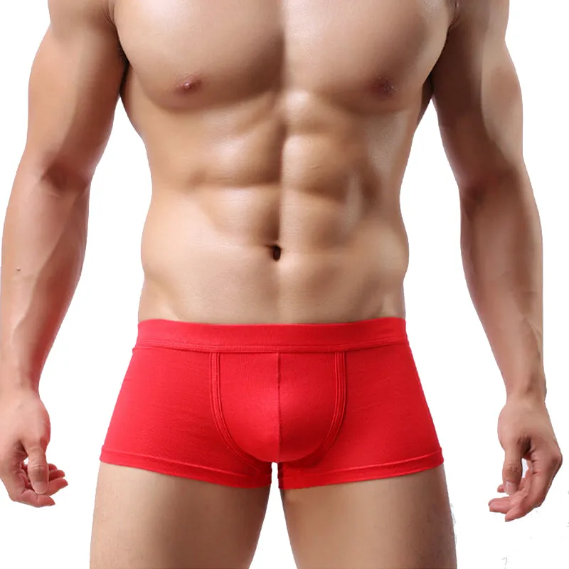 Men's Modal Solid Color Boxer Brief